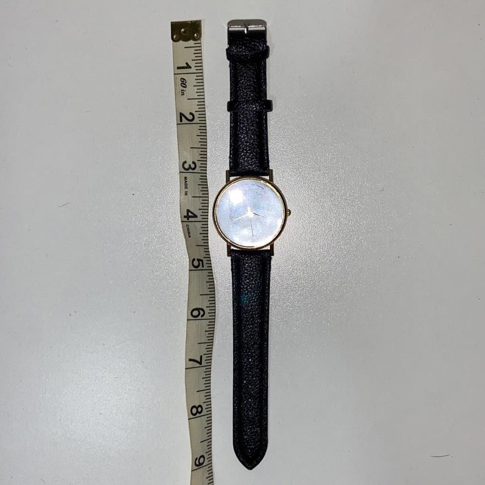Designer NWOT Faux Leather Sugar Skull Watch Size ONE SIZE - 3 Thumbnail