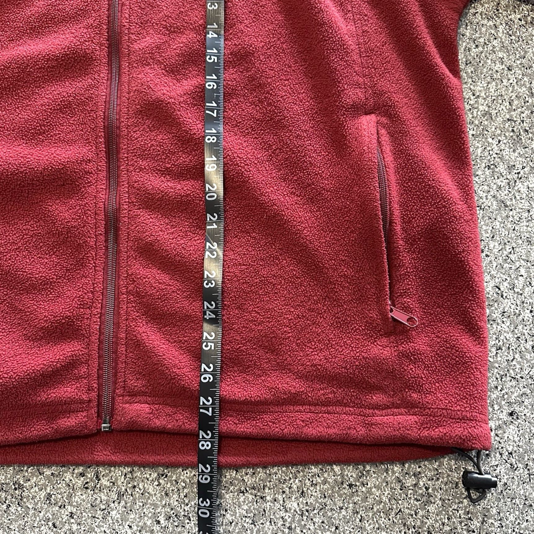 Vintage Columbia Fleece Jacket Mens XL Red Full Zip Outdoor Hiking Cinch Size US XL / EU 56 / 4 - 8 Thumbnail