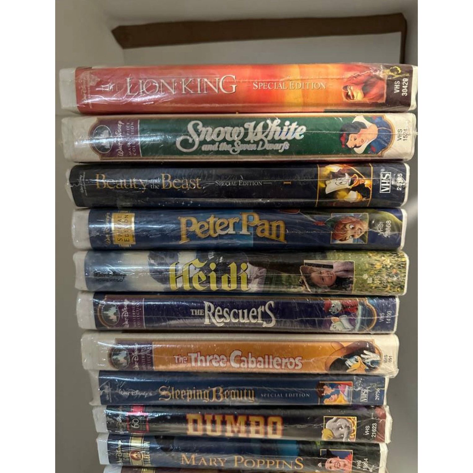 Disney Lot of (16) Sealed Disney VHS Tapes movies films vintage Size ONE SIZE - 2 Thumbnail