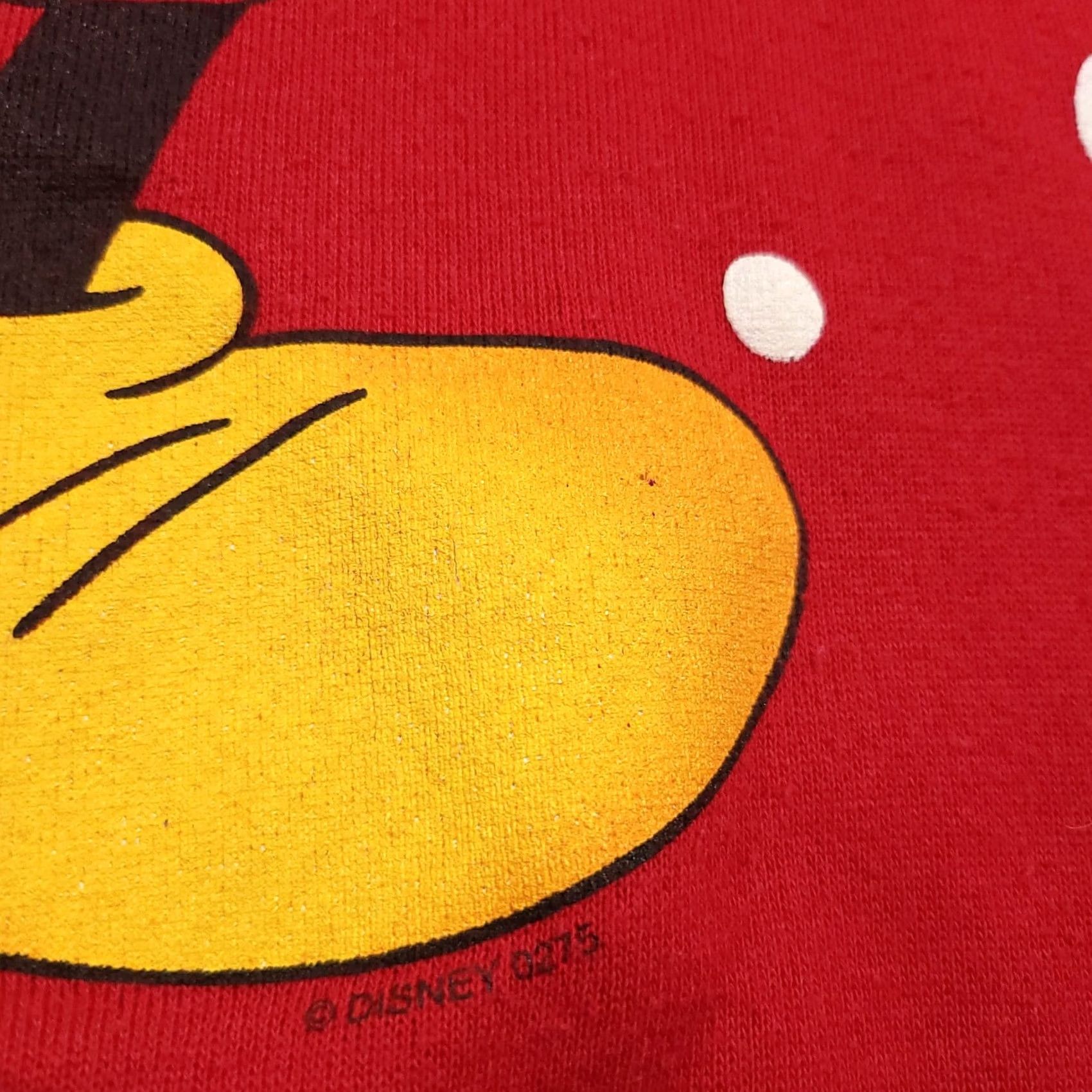 Mickey Unlimited VINTAGE Mickey Mouse Christmas Sweatshirt Adult XL Red Jerry Leigh USA Made Sweatshirt Size US XL / EU 56 / 4 - 5 Thumbnail
