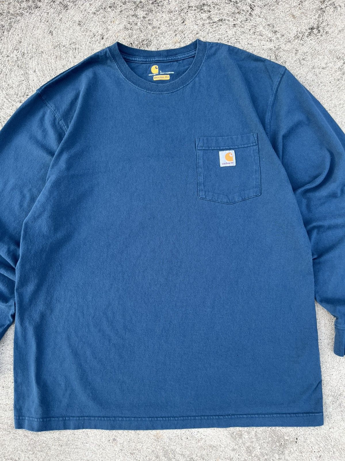 Carhartt Vintage Y2K Carhartt Work Long Sleeve T-Shirt Original Fit Size US L / EU 52-54 / 3 - 2 Thumbnail