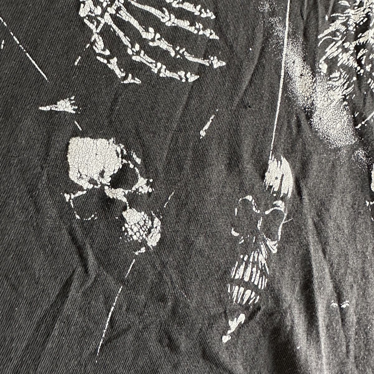 Vintage Vintage 90s Tronseal Skulls rare tee Horror y2k Skeleton og Size US XL / EU 56 / 4 - 5 Thumbnail