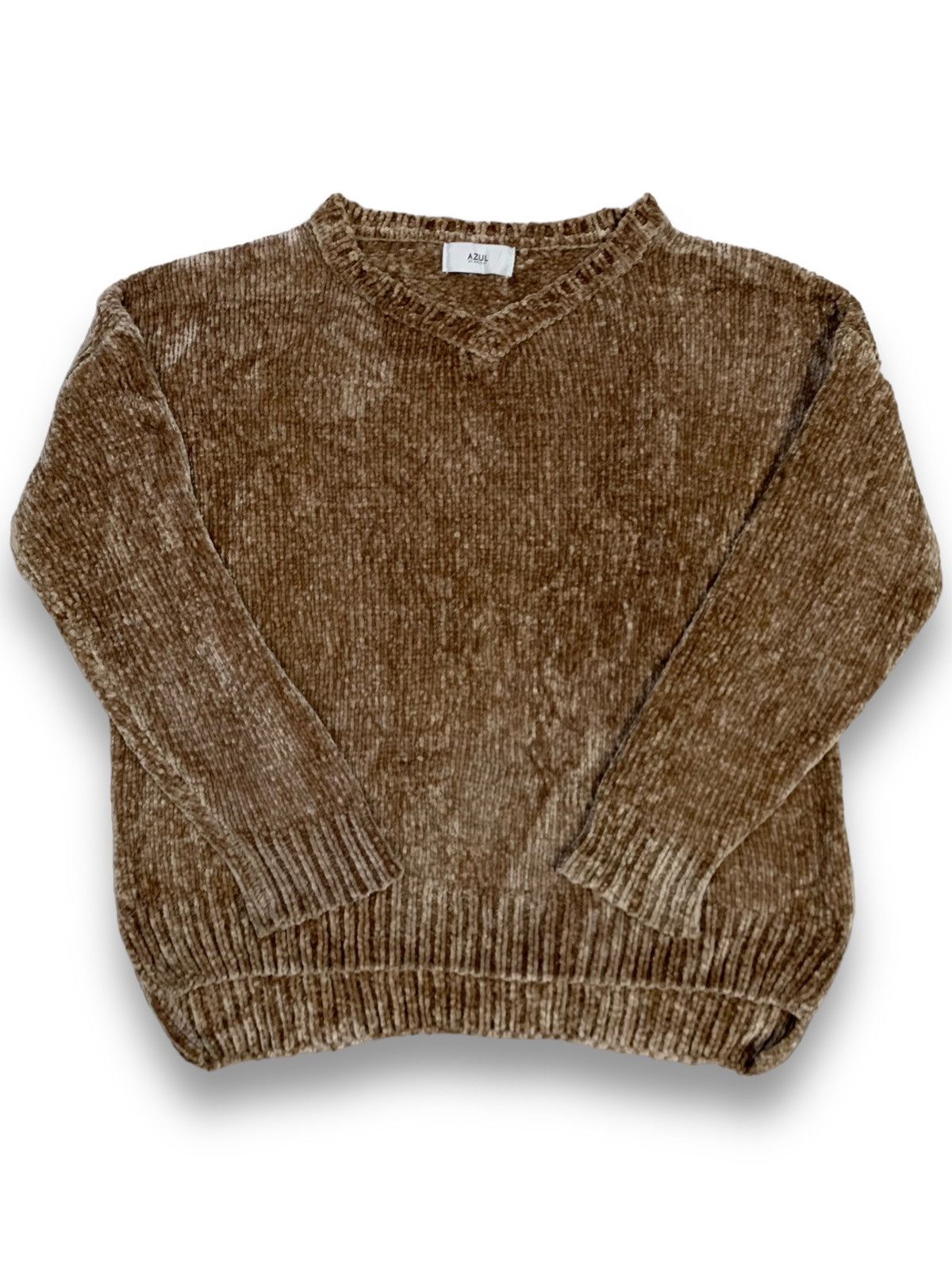 Japanese Brand 🔥BUNDLE🔥Japanese Azul by Moussy Grey & Brown Knitted Sweater Size US L / EU 52-54 / 3 - 3 Thumbnail