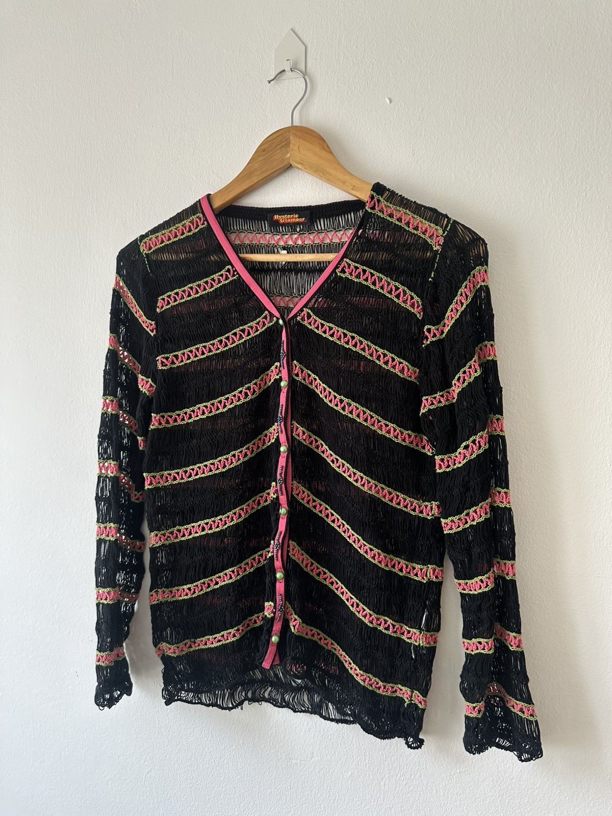 Hysteric Glamour Hysteric Glamour Knitwear Net Cardigan Size M / US 6-8 / IT 42-44 - 2 Thumbnail