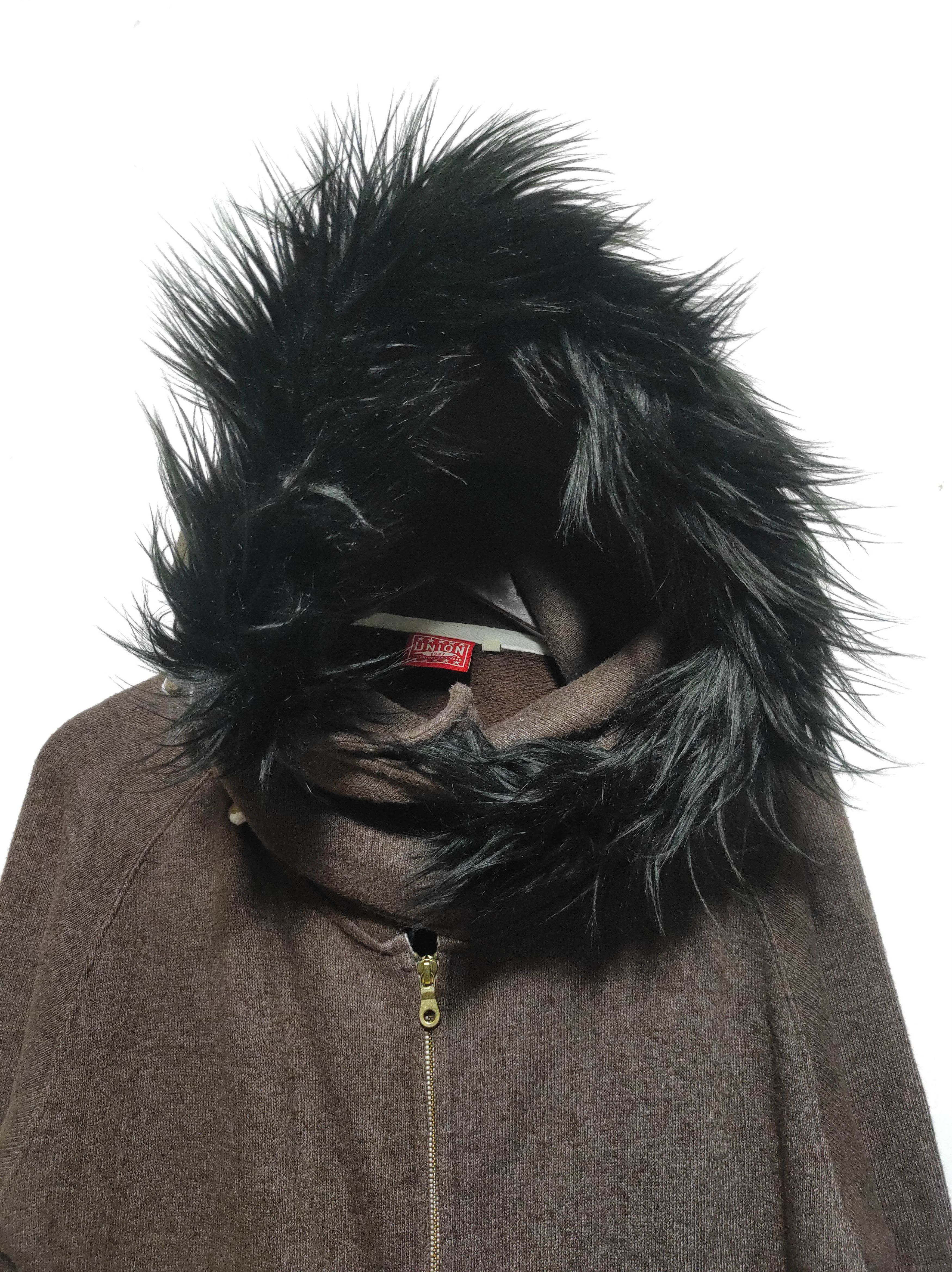 Hysteric Glamour Union Double Zip Fur Hoodie i6w9 LBG style Size US M / EU 48-50 / 2 - 4 Thumbnail