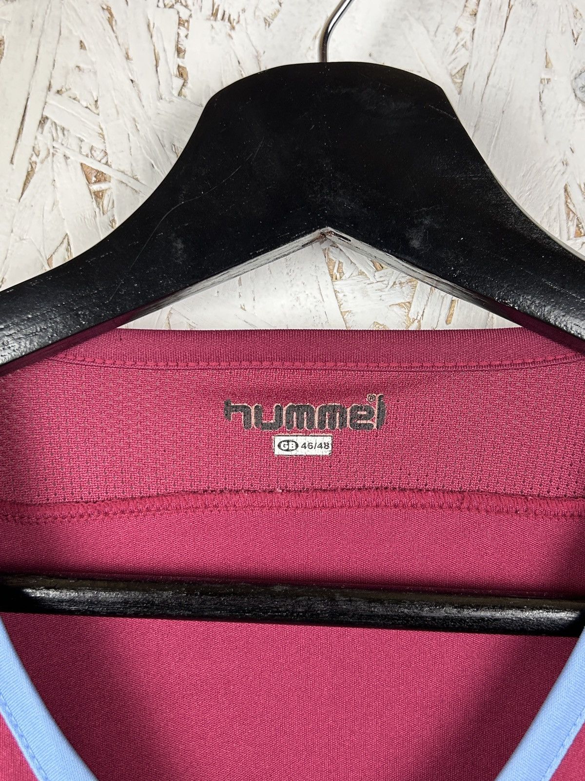 Hummel 00s Vintage Hummel Aston Villa FC 2004/05 Home Kit Jersey Size US XXL / EU 58 / 5 - 7 Thumbnail