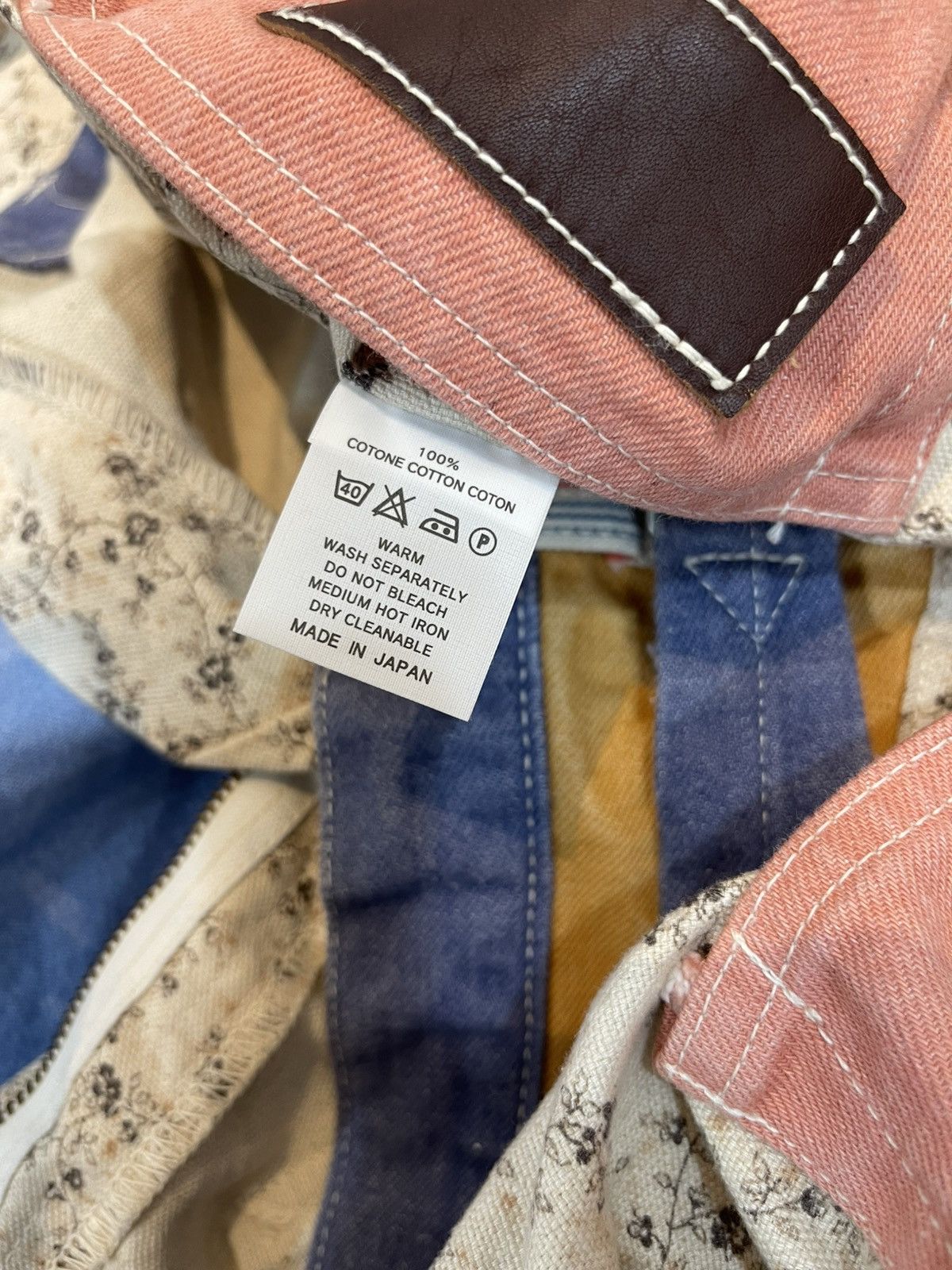 Kapital Kapital Floral Sarouel Pants Denim,All Over Pattern Size US 33 - 17 Thumbnail