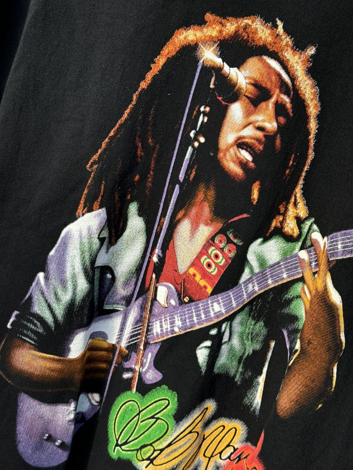 Band Tees × Bob Marley × Vintage Vintage Bob Marley Tshirt Size US M / EU 48-50 / 2 - 2 Thumbnail