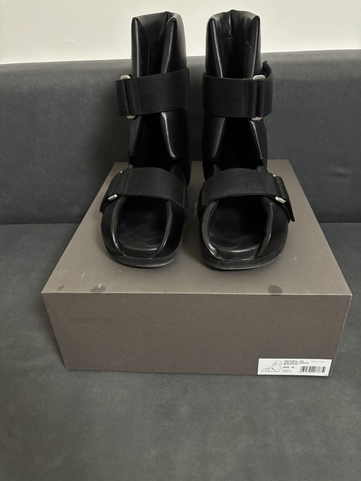 Rick Owens Rick Owens Leather Low Splint Sandal Size US 9 / EU 42 - 3 Thumbnail
