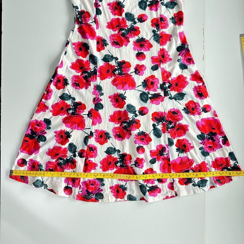Billabong Billabong Floral Mini Fit Flare Dress Spaghetti Strap Large Size L / US 10 / IT 46 - 13 Thumbnail