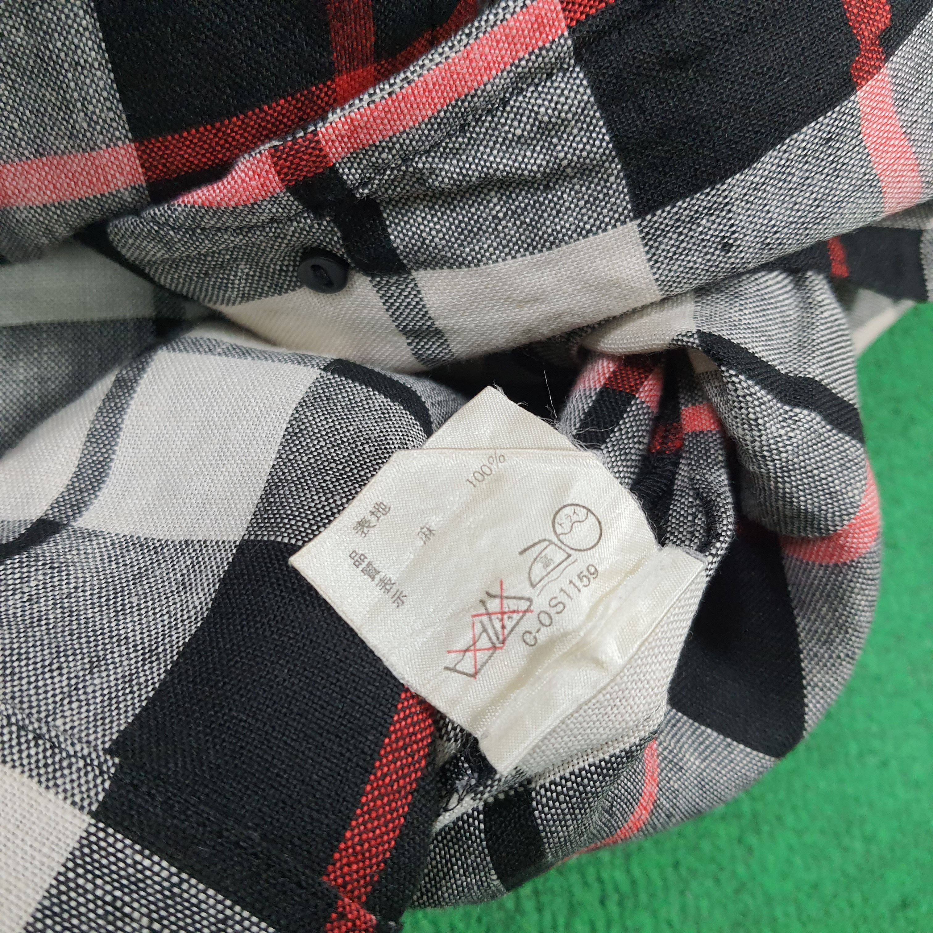 Givenchy Vintage Givenchy Glamour Plaid Linen Blazer Jacket C308N15 Size L / US 10 / IT 46 - 6 Thumbnail