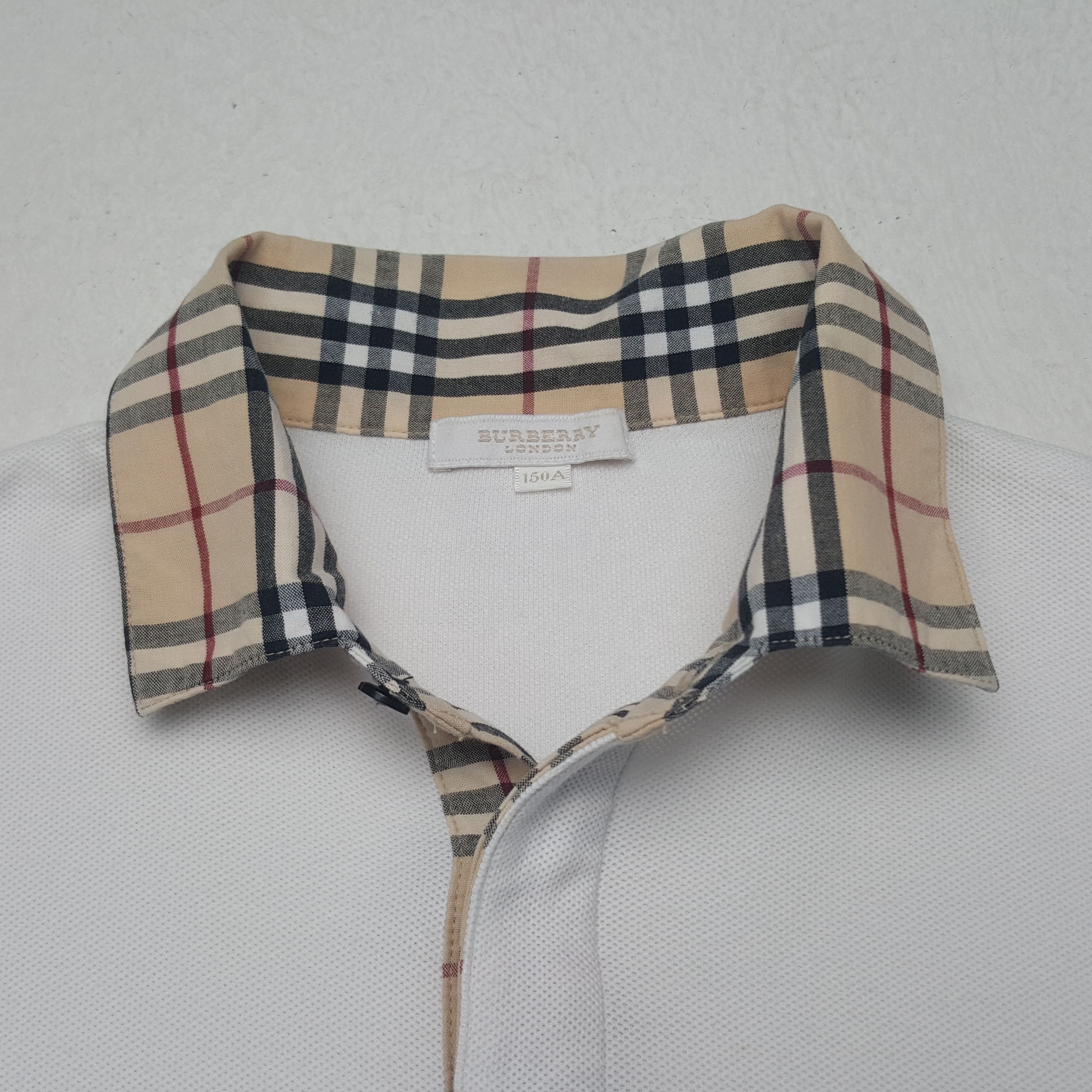 Burberry × Vintage Vintage Burberry London Nova Check Polos Size US M / EU 48-50 / 2 - 4 Thumbnail