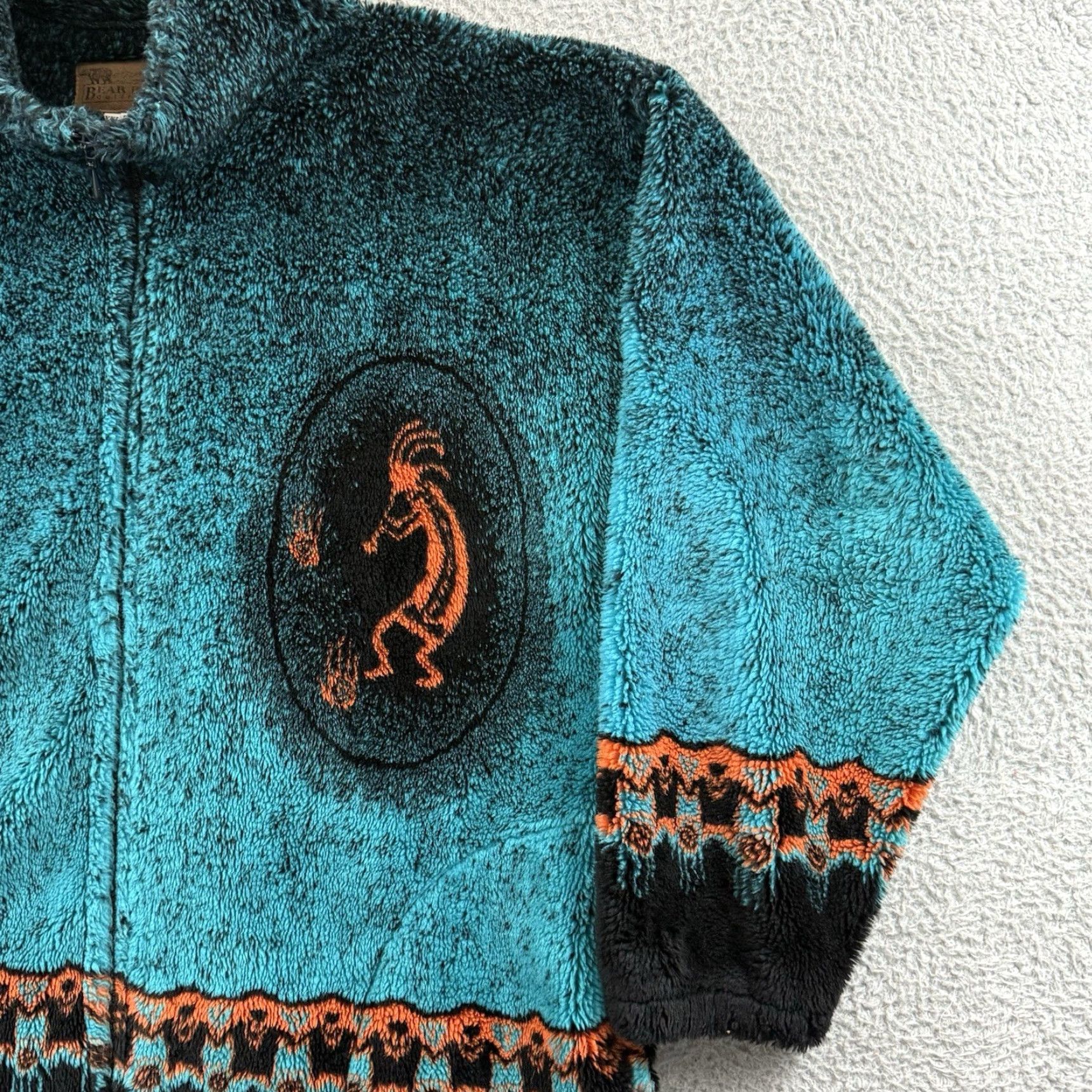 Vintage VINTAGE Bear Ridge Outfitters Jacket Men’s 2XL Fleece Aztec 90s Full Zip Outdoor Size US XXL / EU 58 / 5 - 5 Thumbnail