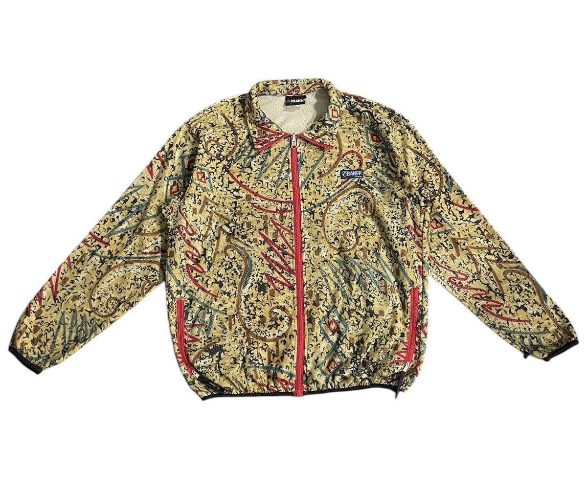 Polartec × Vintage Vintage Banff Design Polartec Wool Jacket Size US L / EU 52-54 / 3 - 1 Thumbnail