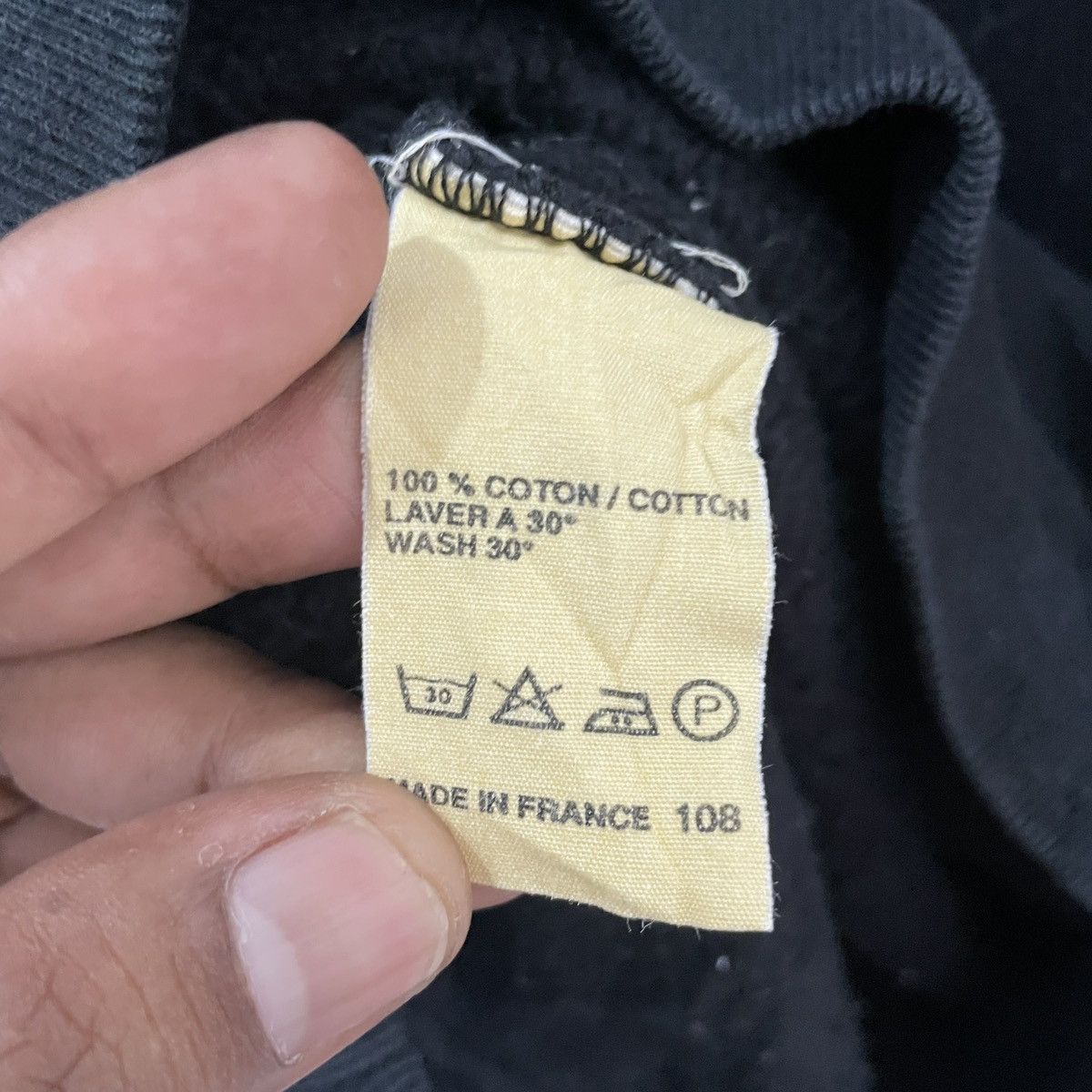 A.P.C. Vintage A.P.C Crewneck Plain Sweatshirt Size L / US 10 / IT 46 - 6 Thumbnail