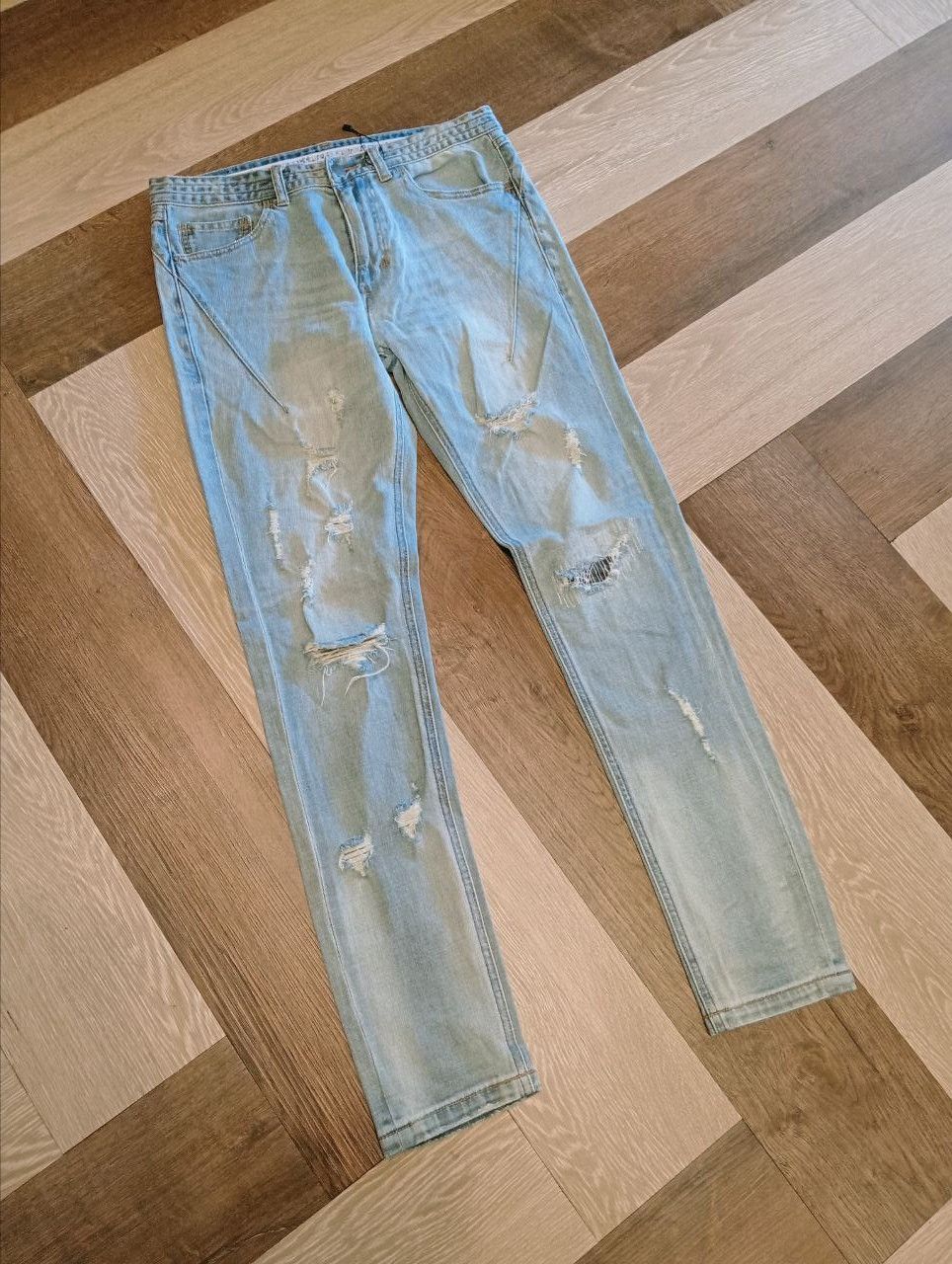 Number (N)ine NUMBER NINE JAPAN DISTRESSED LOOK SKINNY PANTS Size US 30 / EU 46 - 2 Thumbnail