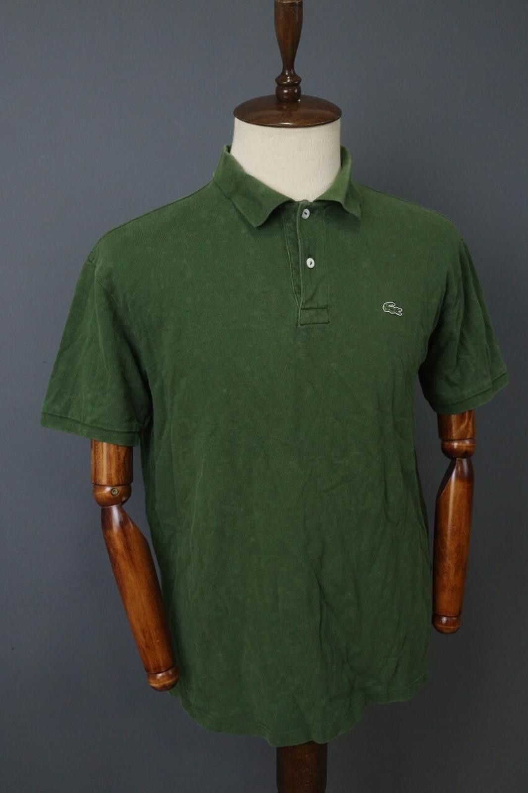 Lacoste Lacoste Green Collared Button Front Polo Shirt Size 7 Size US M / EU 48-50 / 2 - 7 Thumbnail