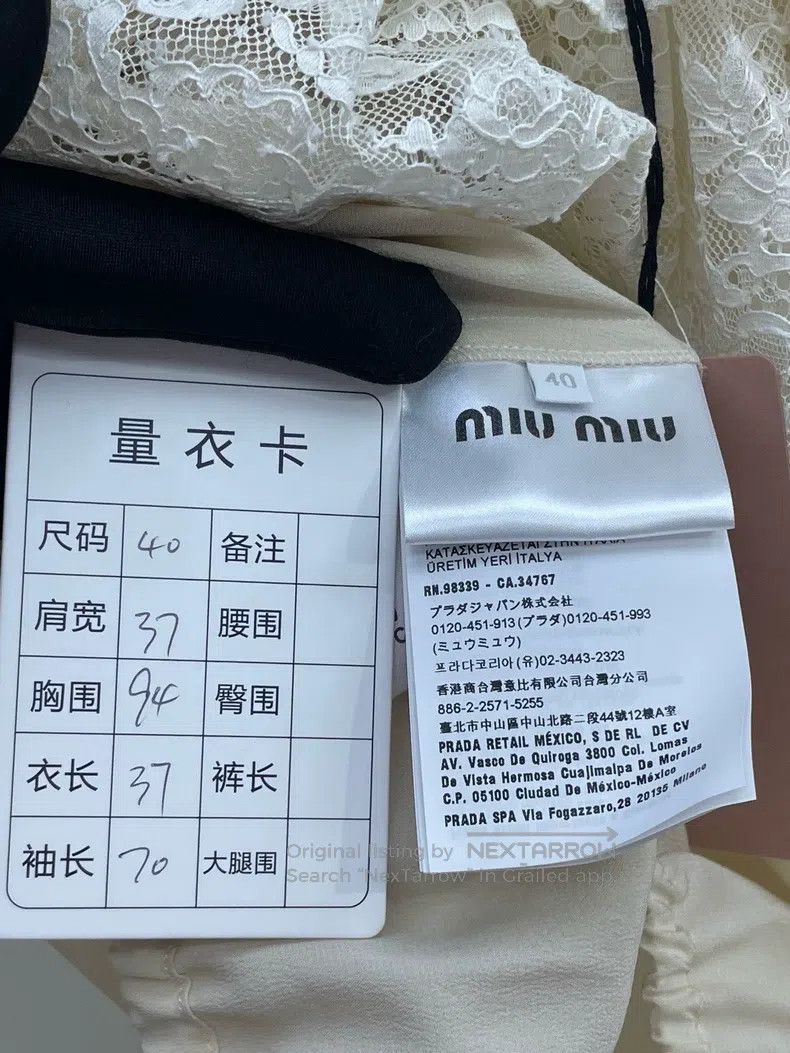 Miu Miu Miu Miu 40 Silk shirt Size L / US 10 / IT 46 - 5 Thumbnail