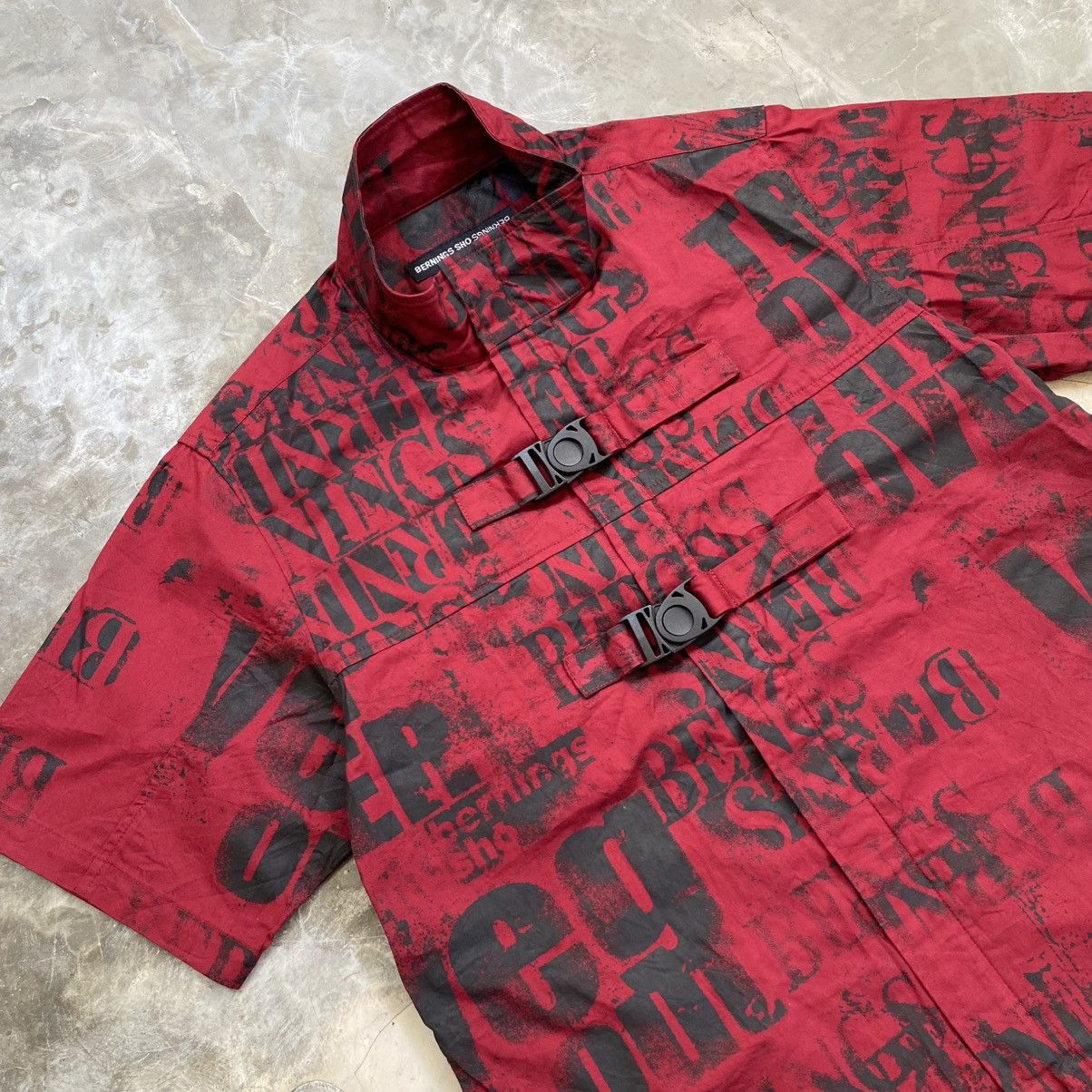 Hysteric Glamour 2000s Berning Sho Vkei style Poem Buckle Belt Zip up Shirt Size US M / EU 48-50 / 2 - 2 Thumbnail