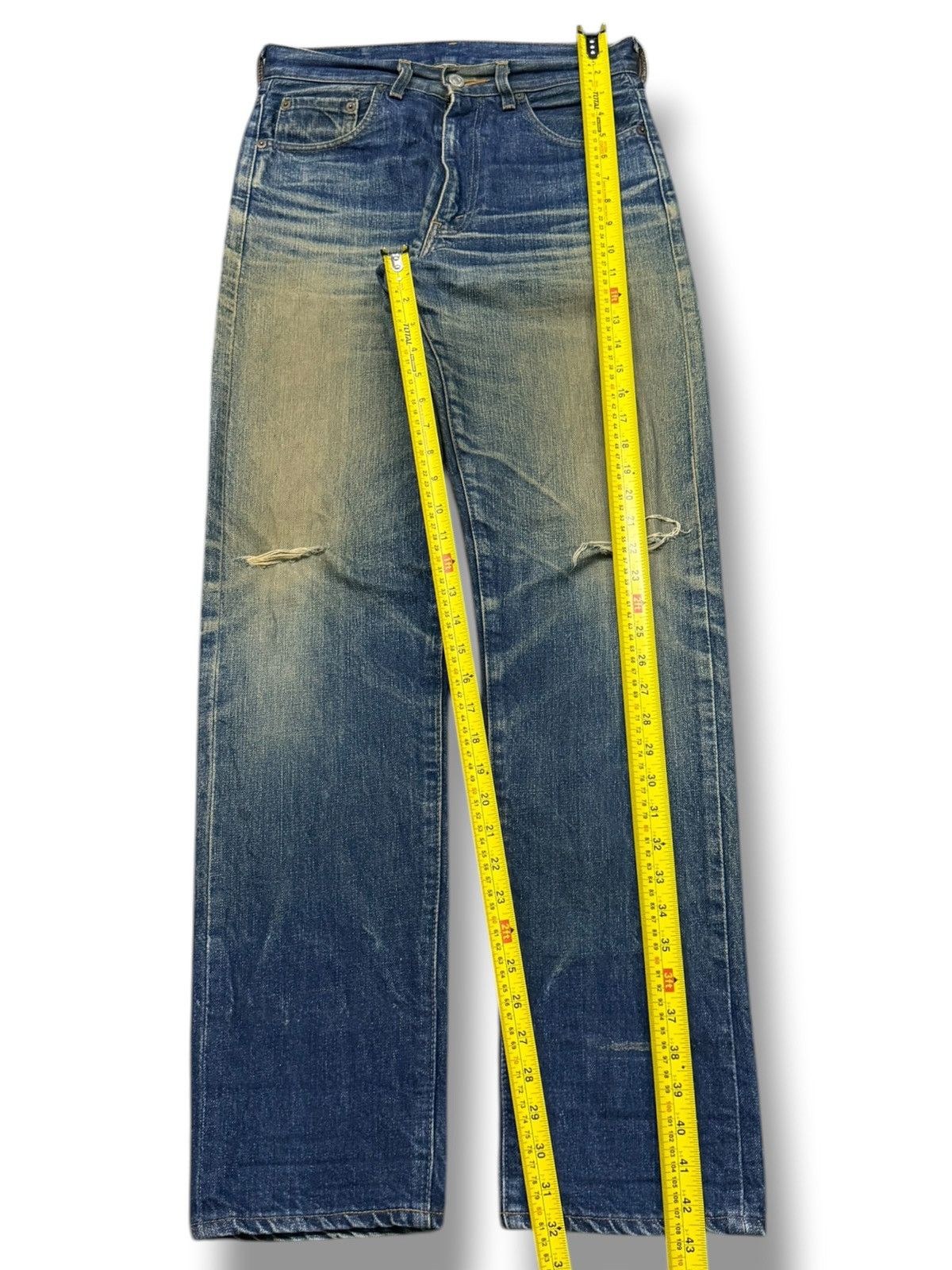 Levi's Vintage Clothing Vintage 90s Levi’s 502 XX Big E Selvedge Denim Japan | W28 Size US 28 / EU 44 - 18 Thumbnail