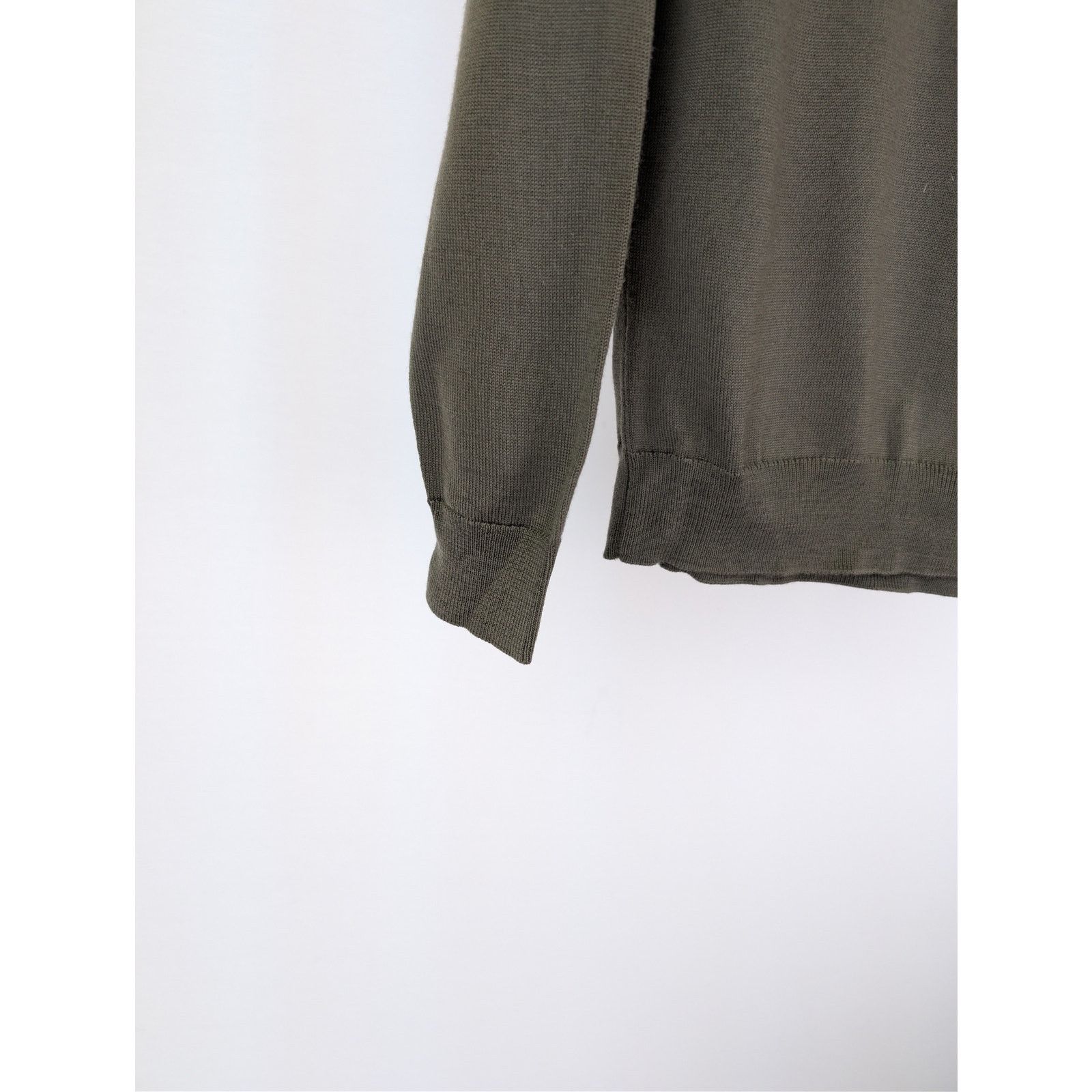 Boggi o1rshd1 CC20 Long Sleeve Knitwear Polo Shirt in Dark Brown Size US M / EU 48-50 / 2 - 5 Thumbnail