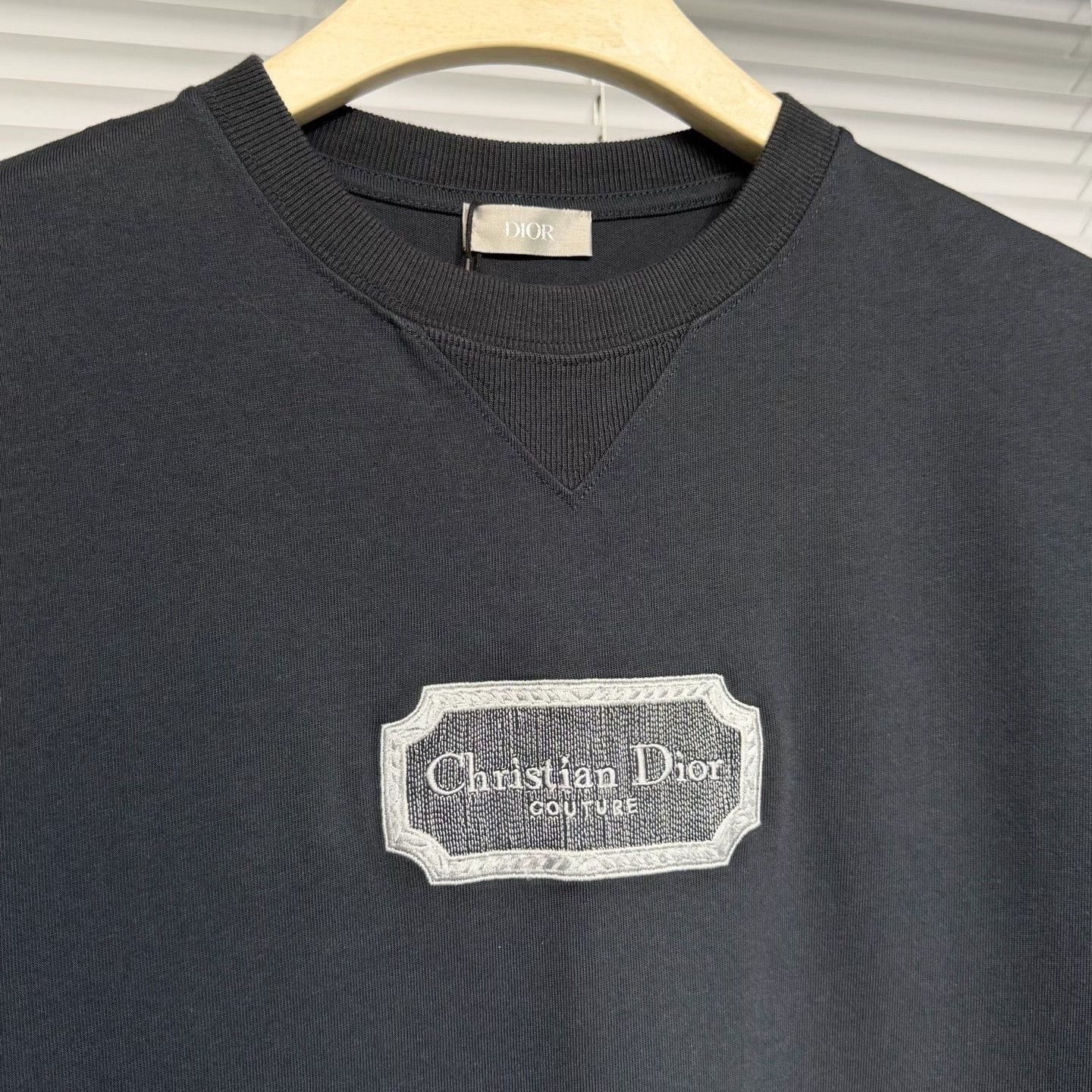 Dior Dior Short-Sleeve Logo Embroidered T-Shirt Size US XS / EU 42 / 0 - 3 Thumbnail