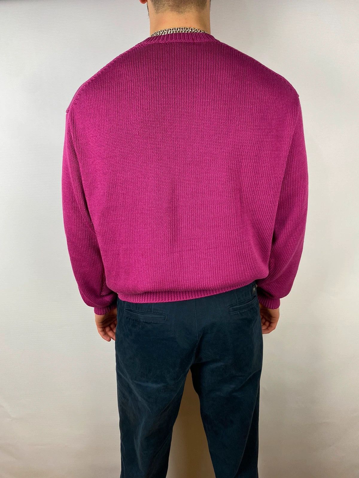 Supreme Fuck Everybody Sweater Magenta SS19 made in usa