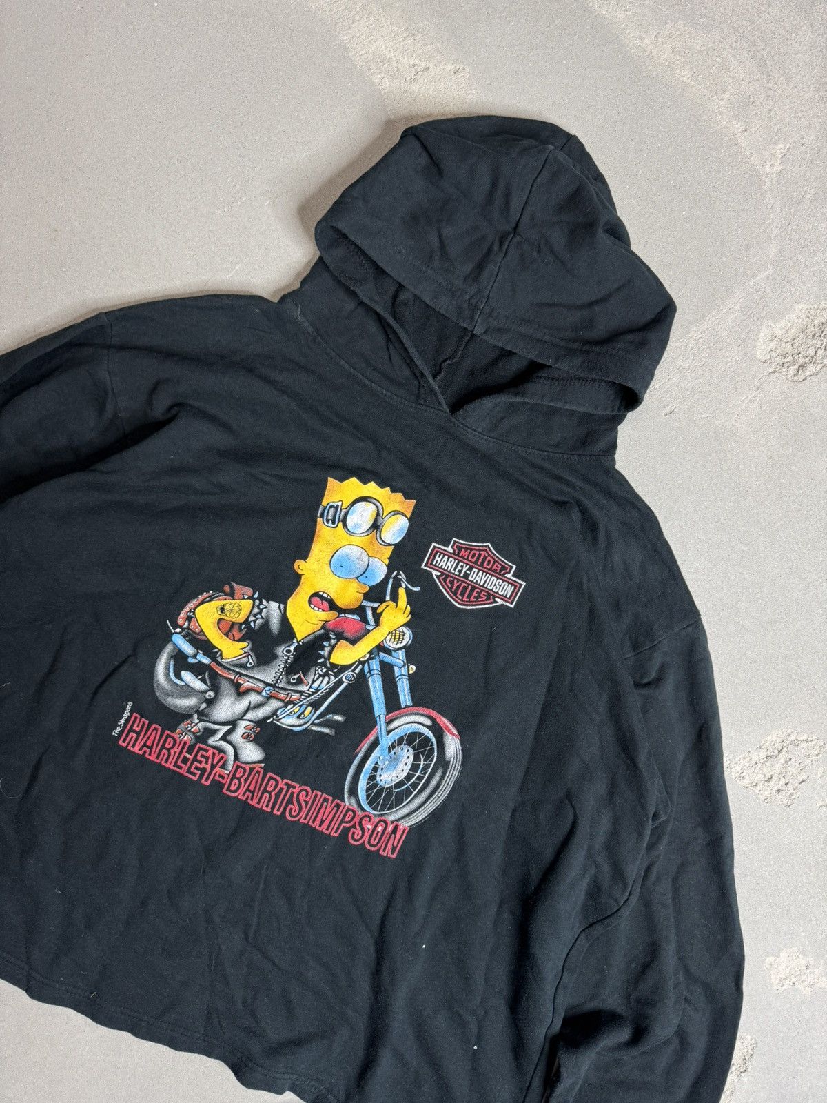 Harley Davidson × Vintage Vintage Harley Davidson Simpsons Hoodie Sweater sweatshirt Size US XL / EU 56 / 4 - 3 Thumbnail