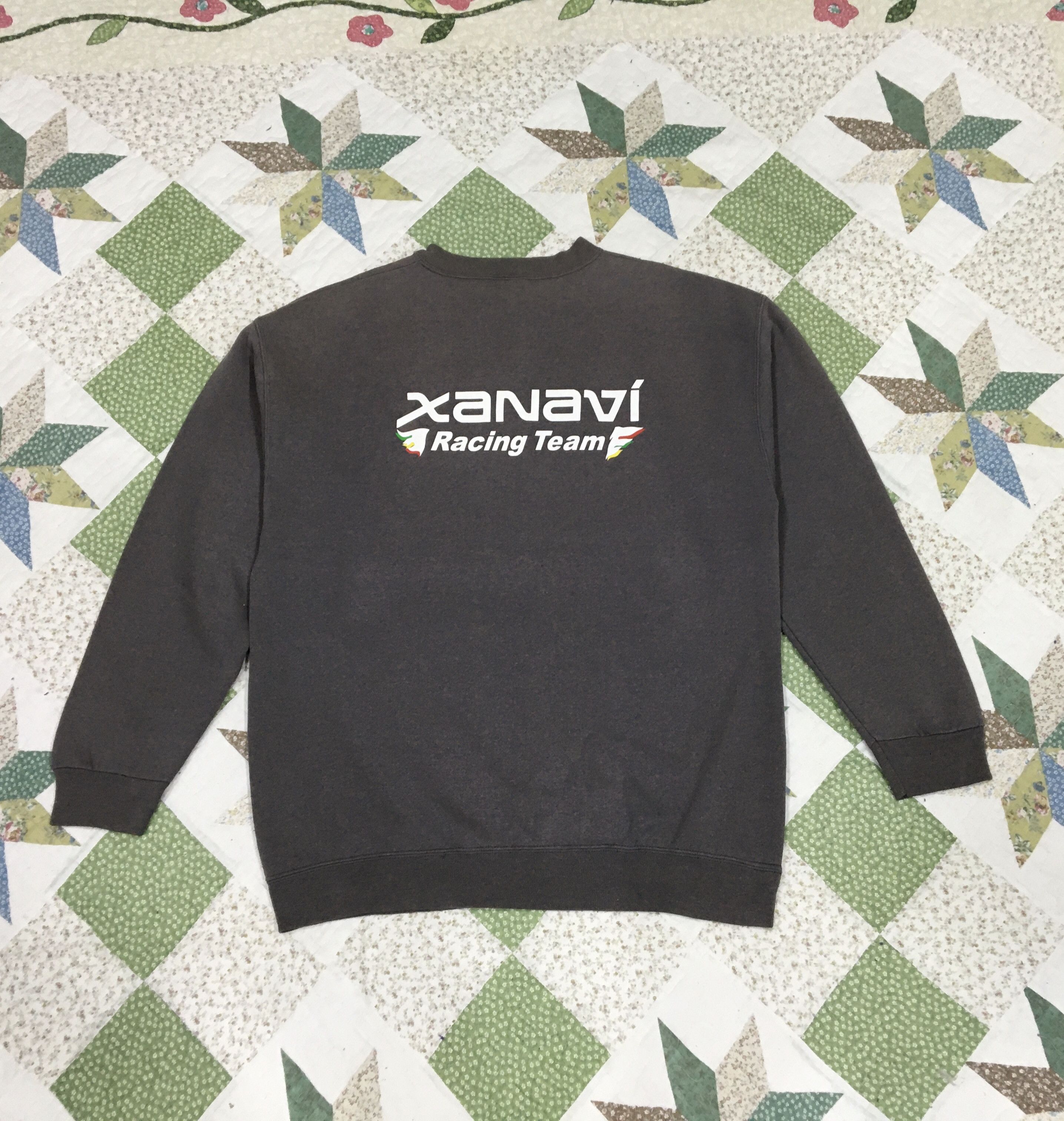 Sports Specialties × Tultex Vintage XANAVI RACING TEAM Crewneck Sweatshirt Size US L / EU 52-54 / 3 - 1 Thumbnail