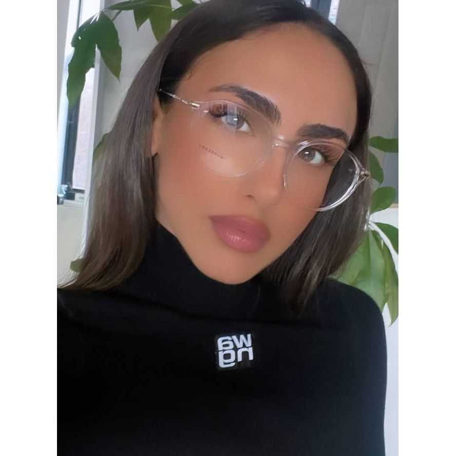image of New Burberry Be2365 Allison Clear Round Eyeglasses Frames in Gold, Men's