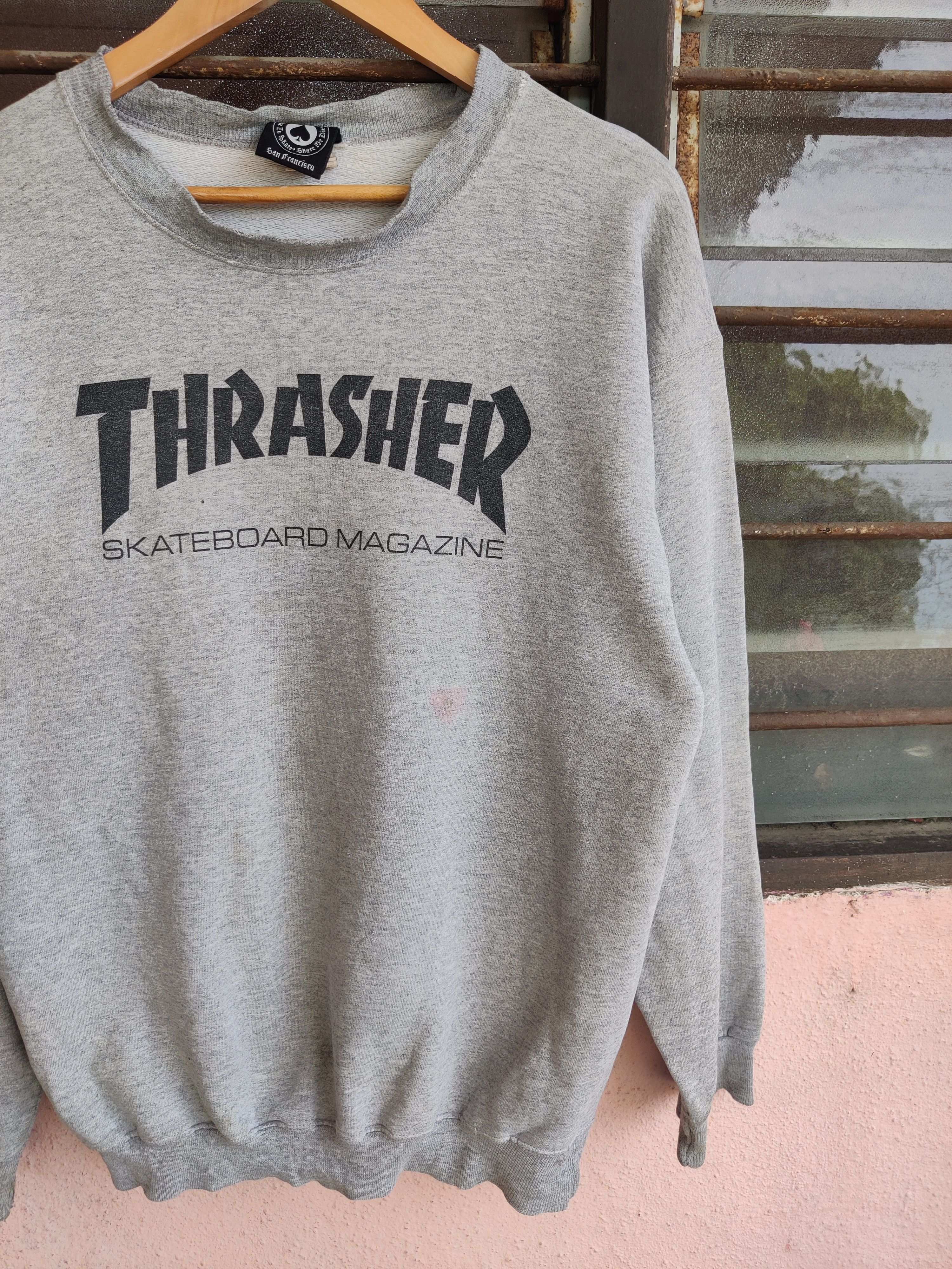 Thrasher Vintage Distressed Thrasher Skate Crewneck Sweatshirt Size US M / EU 48-50 / 2 - 3 Thumbnail