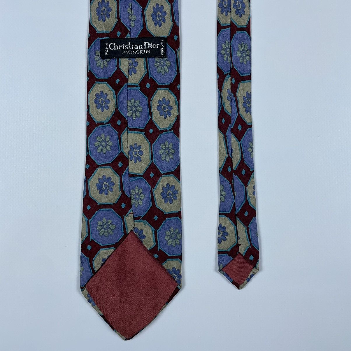 Christian Dior Monsieur Christian Dior Silk Tie Size ONE SIZE - 3 Thumbnail