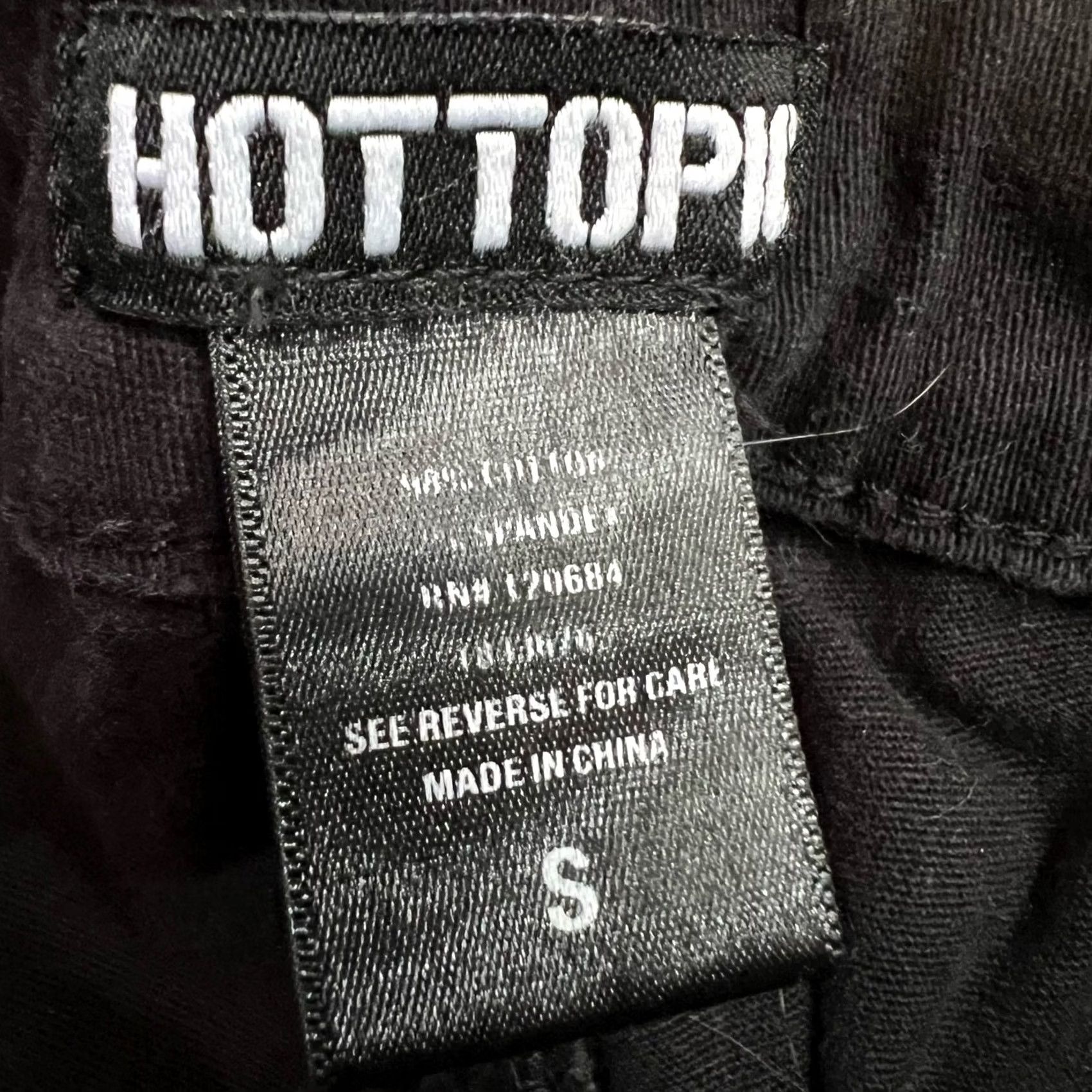 Hot Topic Hot Topic Pants Womens Small Jogger Cargo Goth Punk Black S Womens Pants Jogger Cargo Goth Punk Black Size 28" / US 6 / IT 42 - 6 Thumbnail