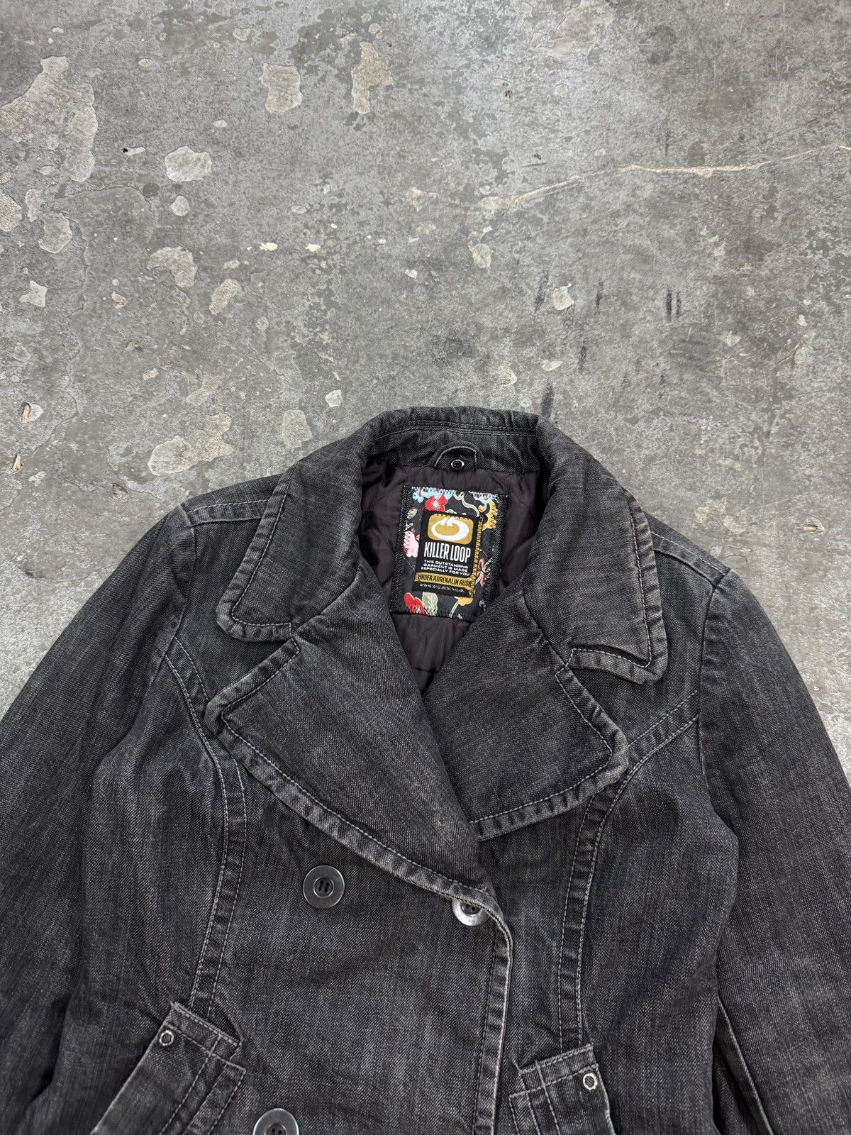 Vintage Vintage y2k Denim Coat Size L / US 10 / IT 46 - 5 Thumbnail