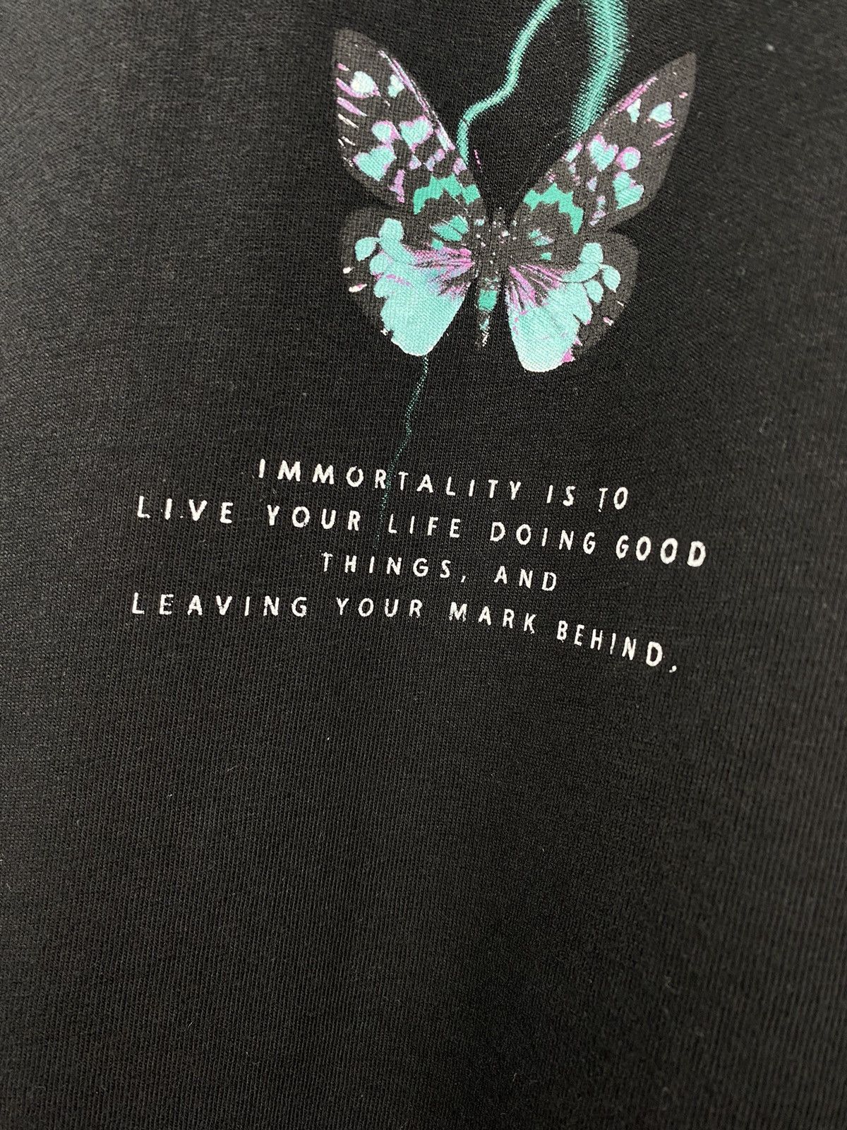 Band Tees Immortal Butterfly T Shirt Tee Y2K Size US M / EU 48-50 / 2 - 3 Thumbnail