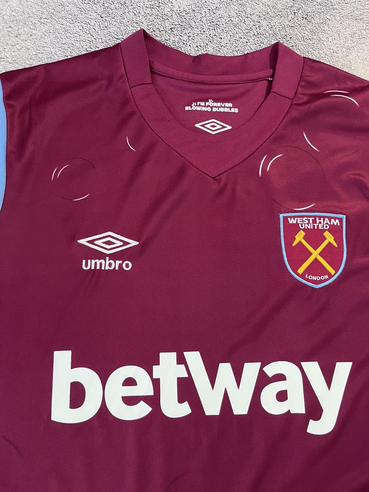 Umbro James Ward-Prowse West Ham United Home Shirt Umbro Jersey Size US XXL / EU 58 / 5 - 12 Thumbnail