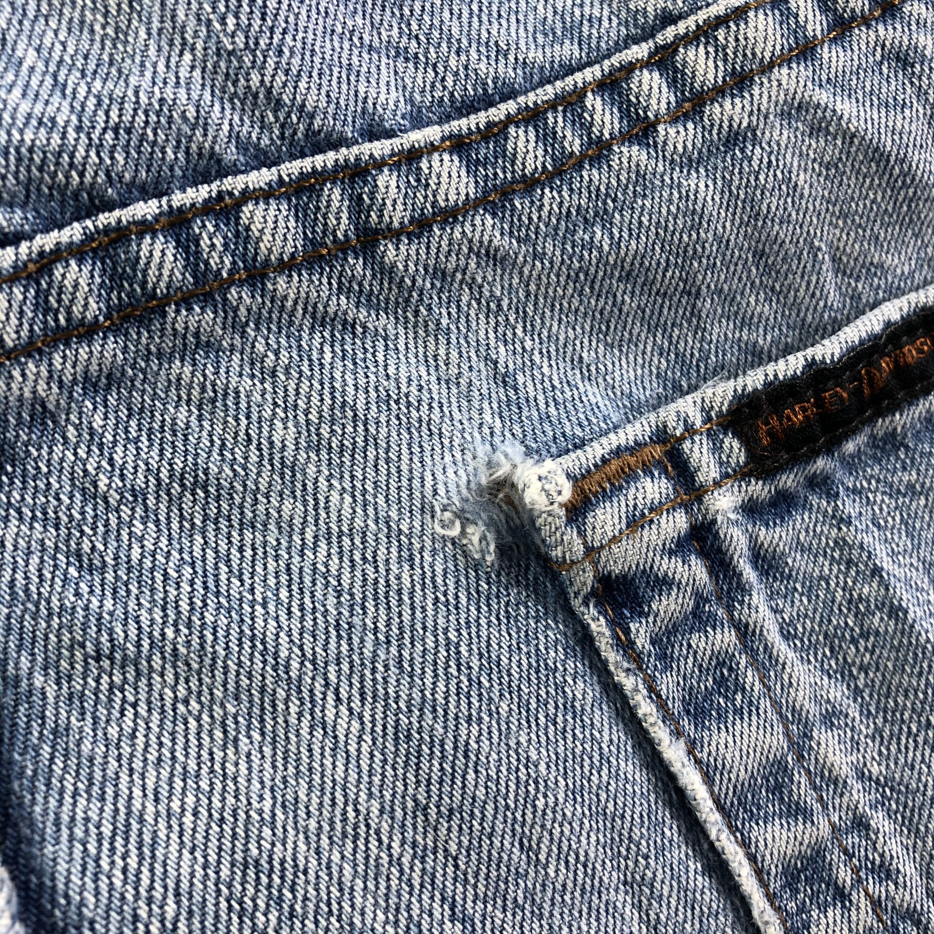 Harley Davidson Vintage Harley Davidson Jeans-J3768 Size US 39 - 10 Thumbnail