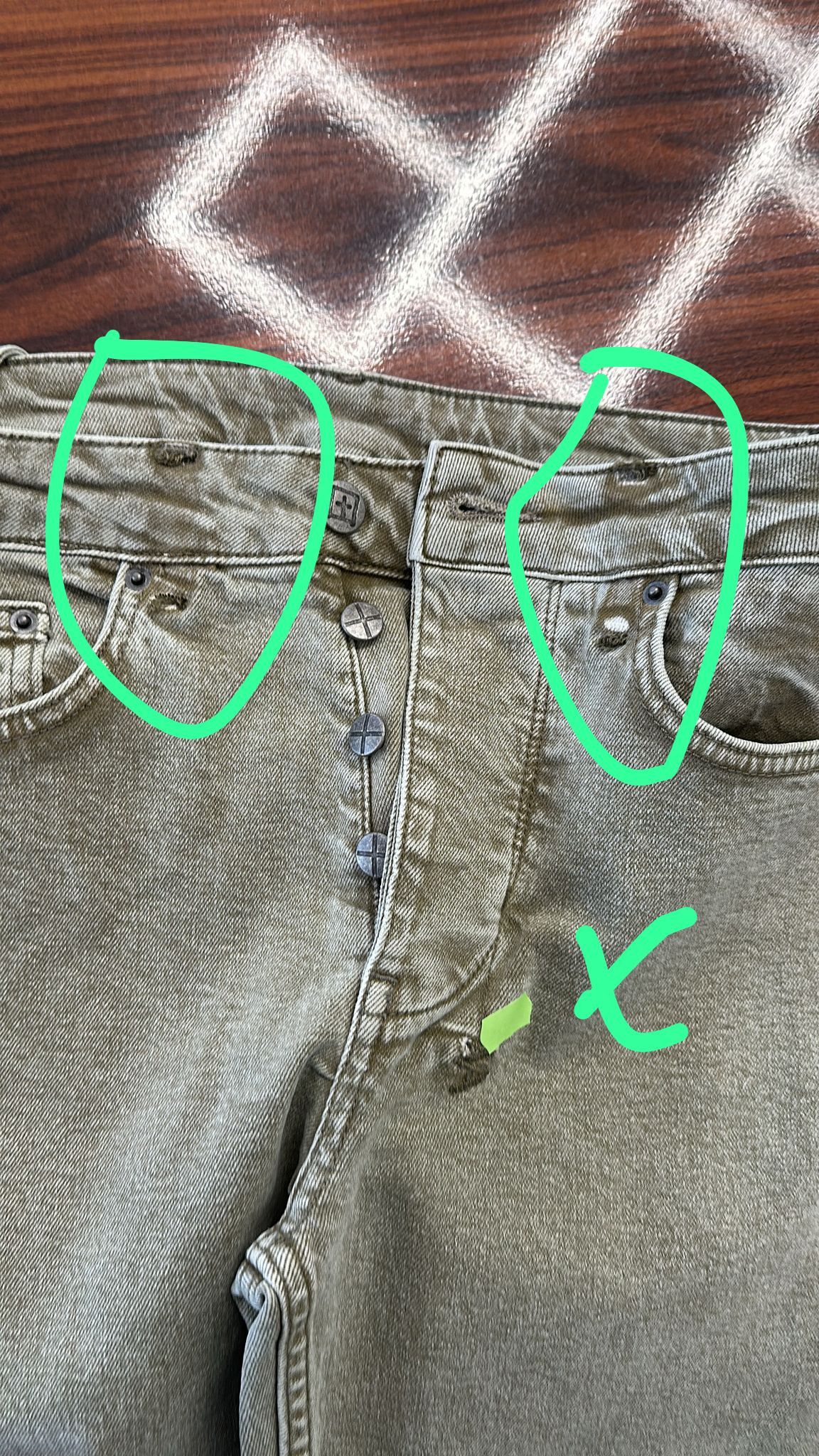 Ksubi Ksubi Van Winkle Green Jeans Size 28 Size US 28 / EU 44 - 6 Thumbnail