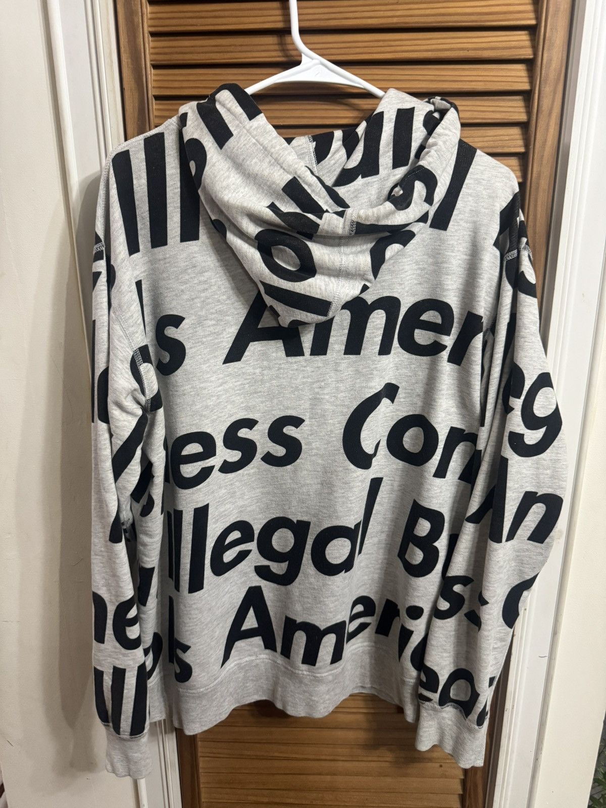 Supreme Supreme illegal business controls America hoodie Size US L / EU 52-54 / 3 - 2 Thumbnail