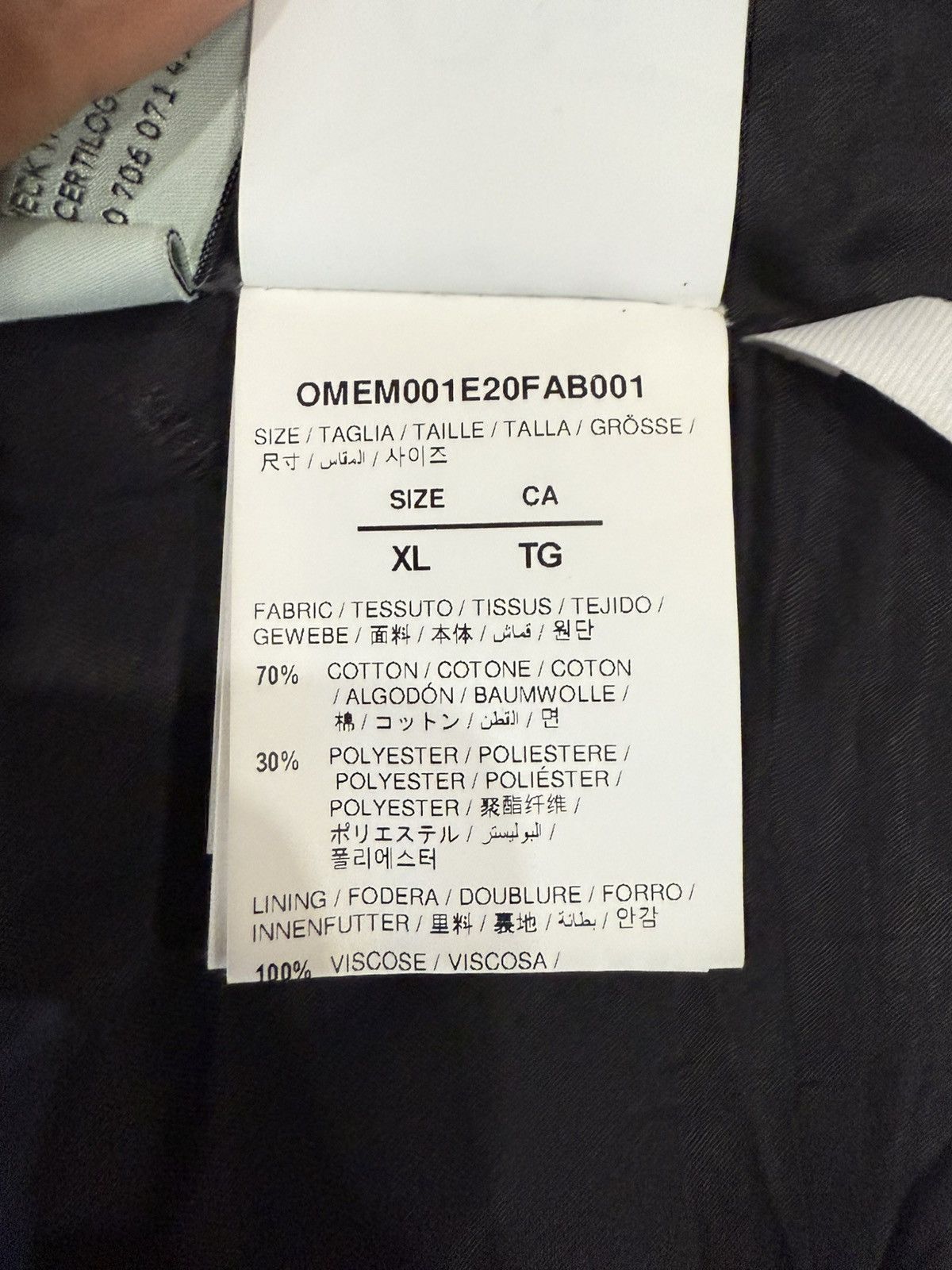 Off-White Off-White Stencil Plaid Overshirt Size US XL / EU 56 / 4 - 6 Thumbnail