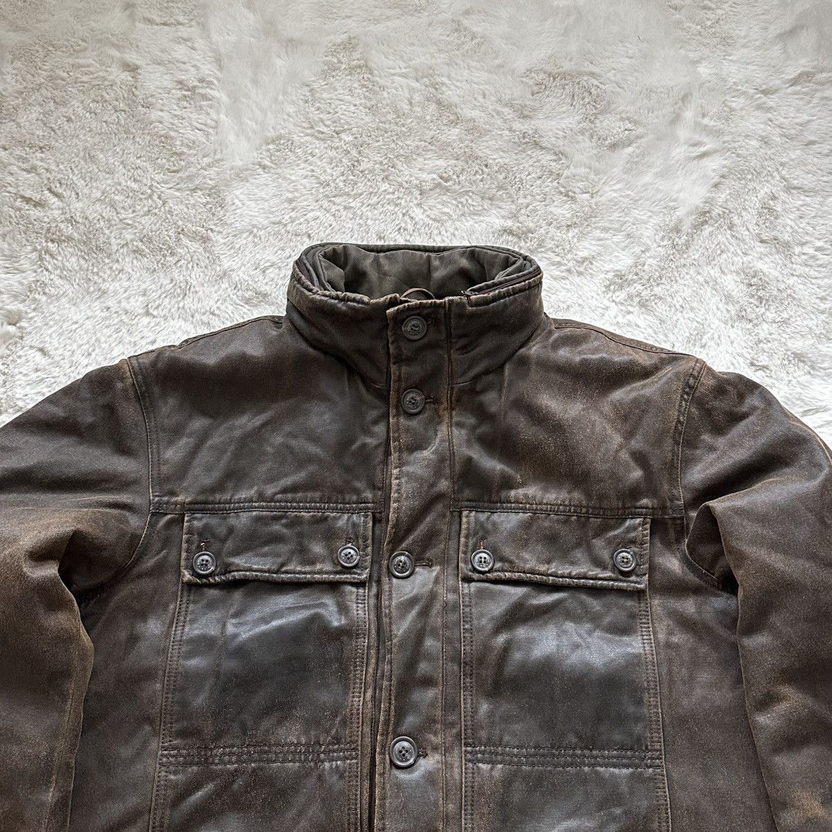 Marlboro Classics marlboro classics vintage leather faded jacket archive Size US XL / EU 56 / 4 - 2 Thumbnail