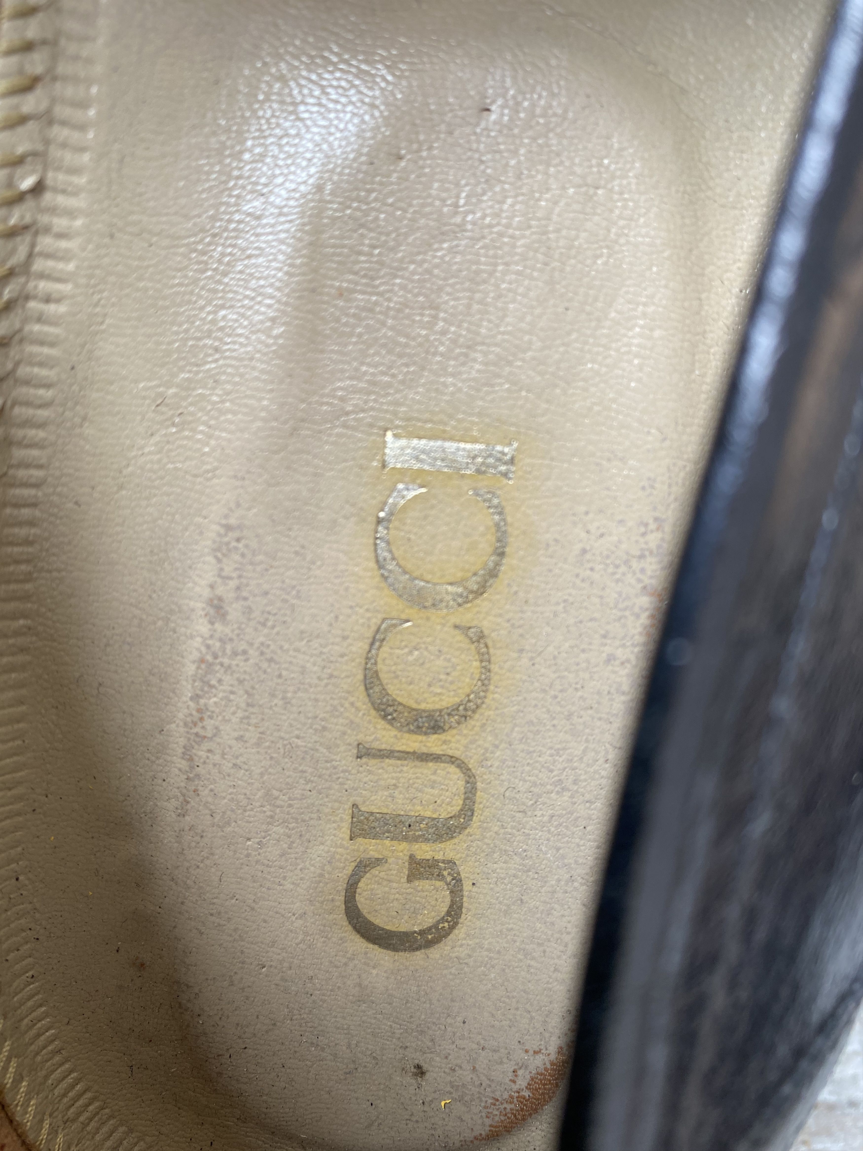 Gucci Gucci tomford era black leather slip on penny loafer uk 9s Size US 10 / EU 43 - 12 Thumbnail