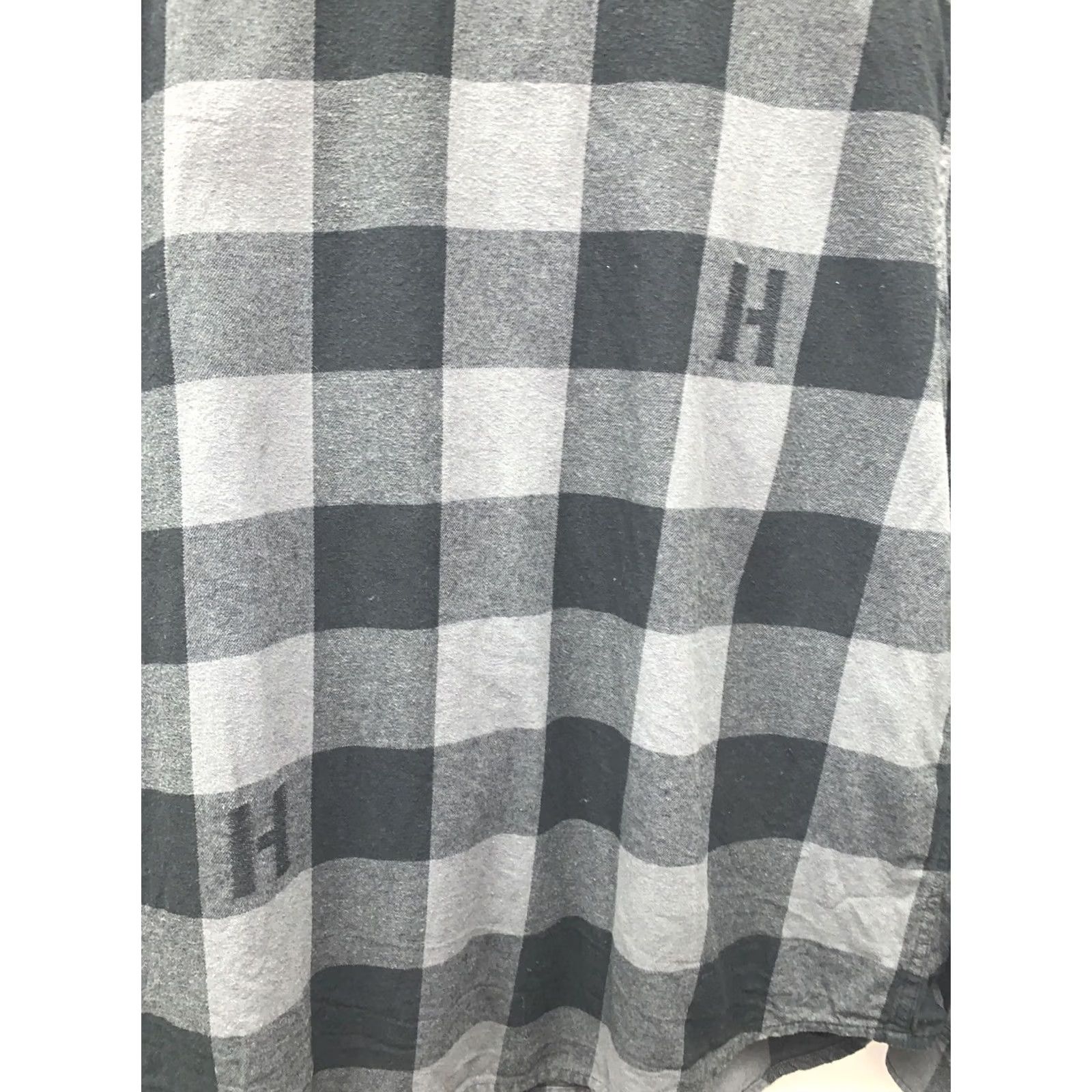 Joe Browns Hoonigan Ken Block H Icon Flannel Button-Up Shirt Gray Black L Shirt Mens Plaid Long Sleeve Button-Down Pocket Limited Edition Size US L / EU 52-54 / 3 - 6 Thumbnail