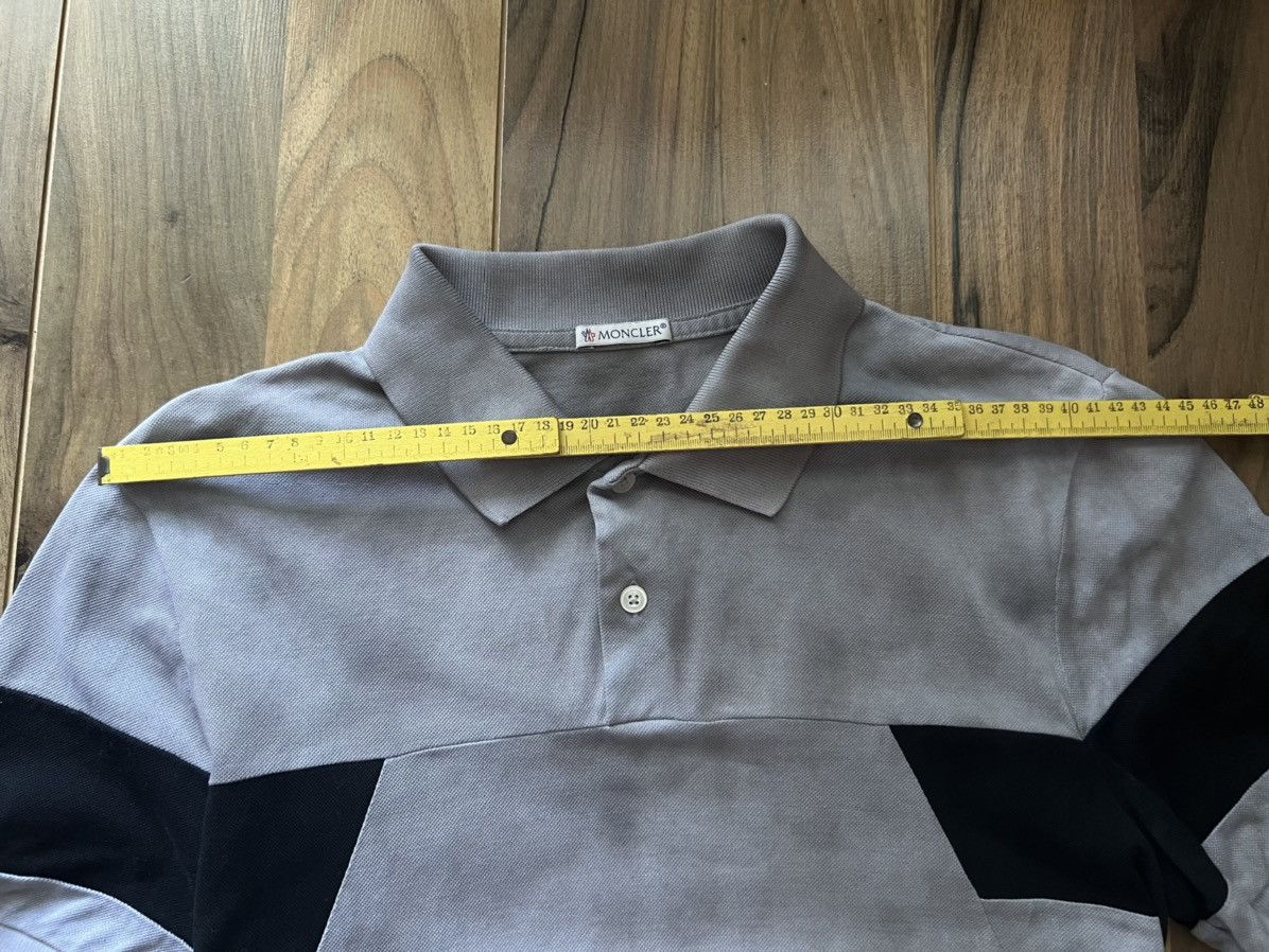 Moncler Moncler Polo Garment Washed T shirt Size US M / EU 48-50 / 2 - 12 Thumbnail