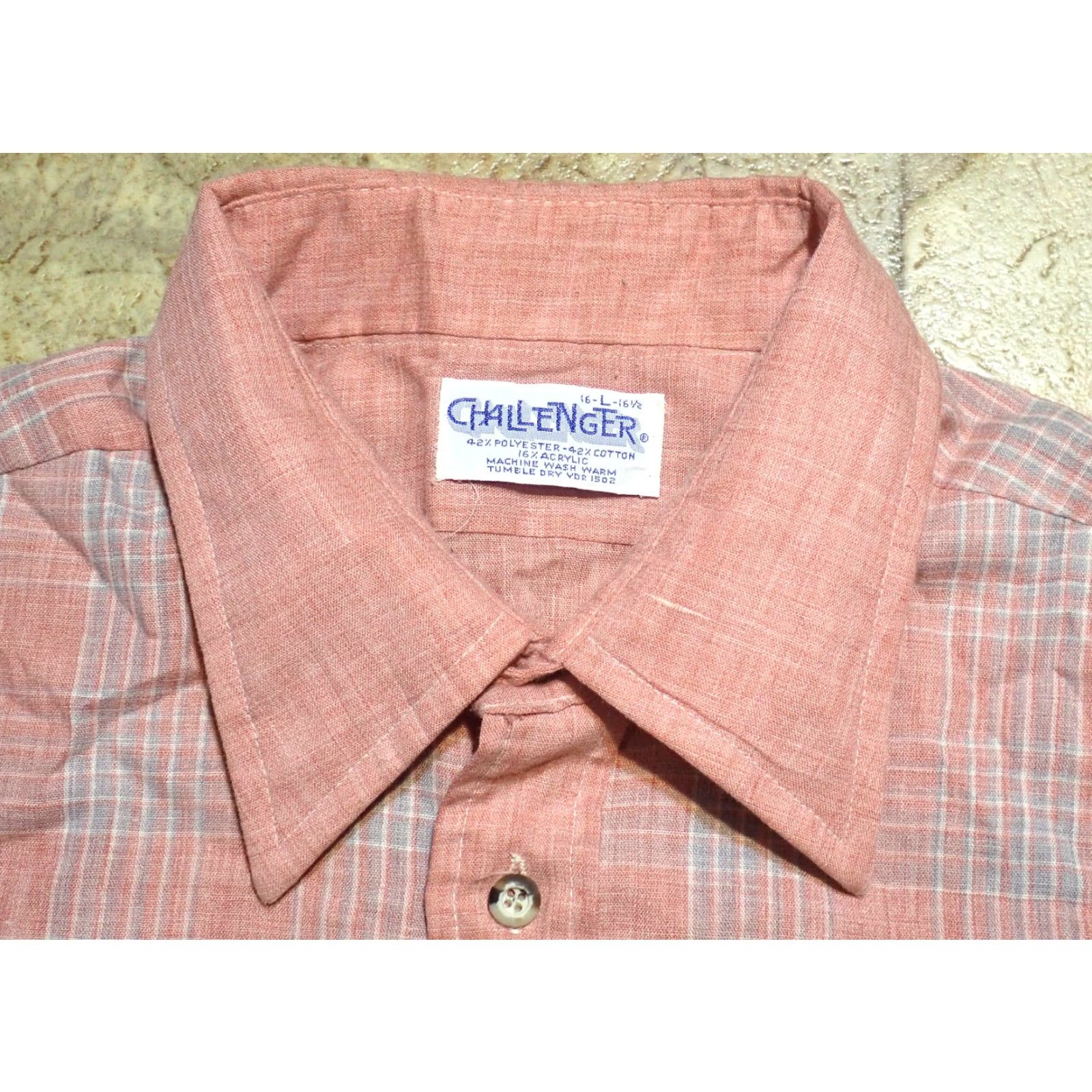 YOKE Challenger Vintage 70's 80's Western Shirt Mens L Rockabilly Plaid Yoke Front Button-Front Size US L / EU 52-54 / 3 - 3 Thumbnail