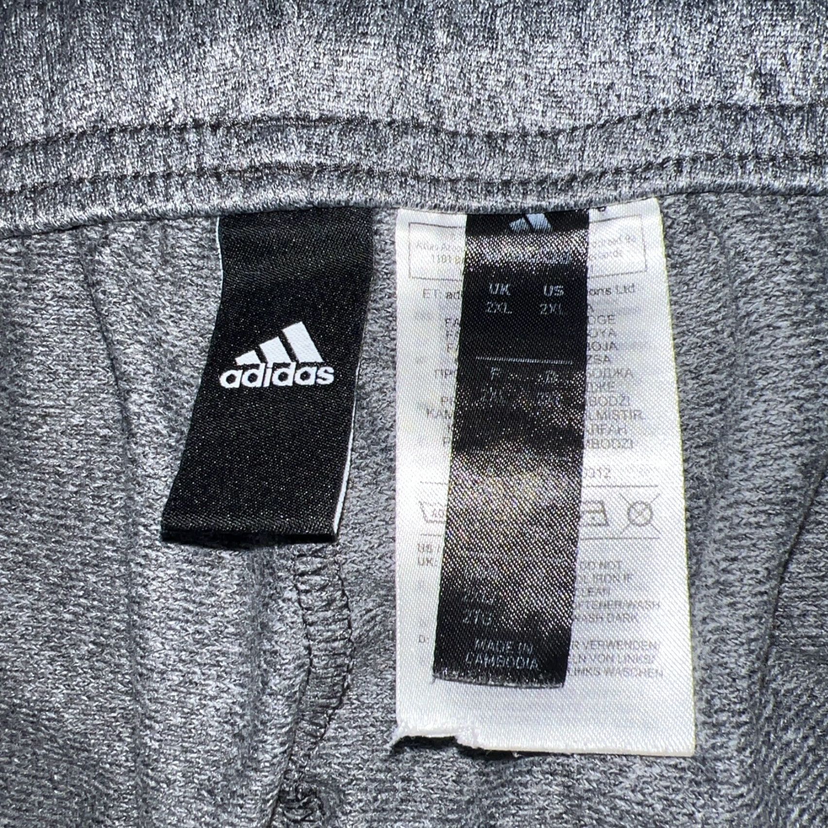 Adidas Adidas Gray Athletic Sweatpants Mens Size 2XL Size US 39 - 5 Thumbnail