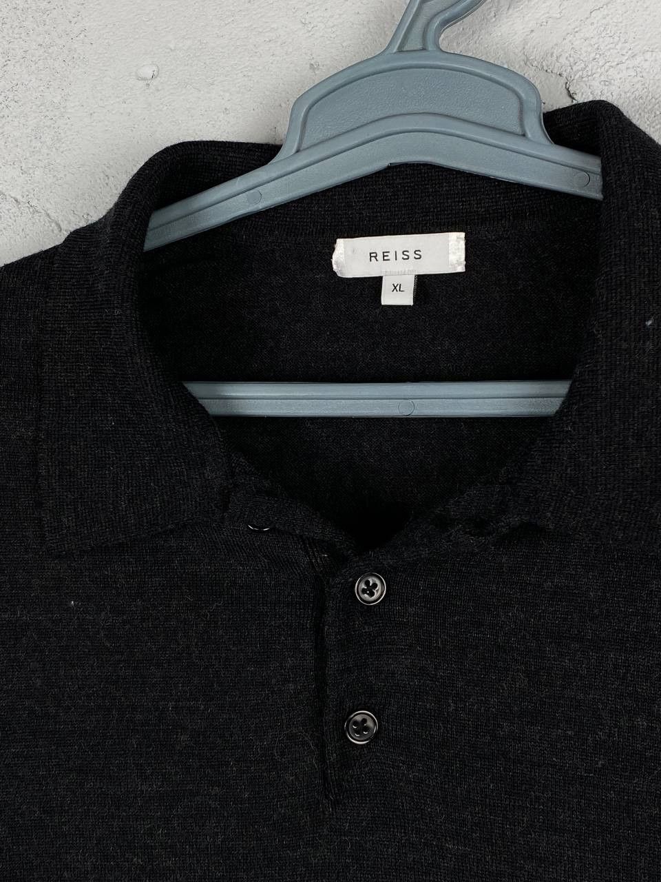 Designer × Reiss Reiss Pure Wool LS Polo Sweater Rugby Size XL Size US XL / EU 56 / 4 - 4 Thumbnail