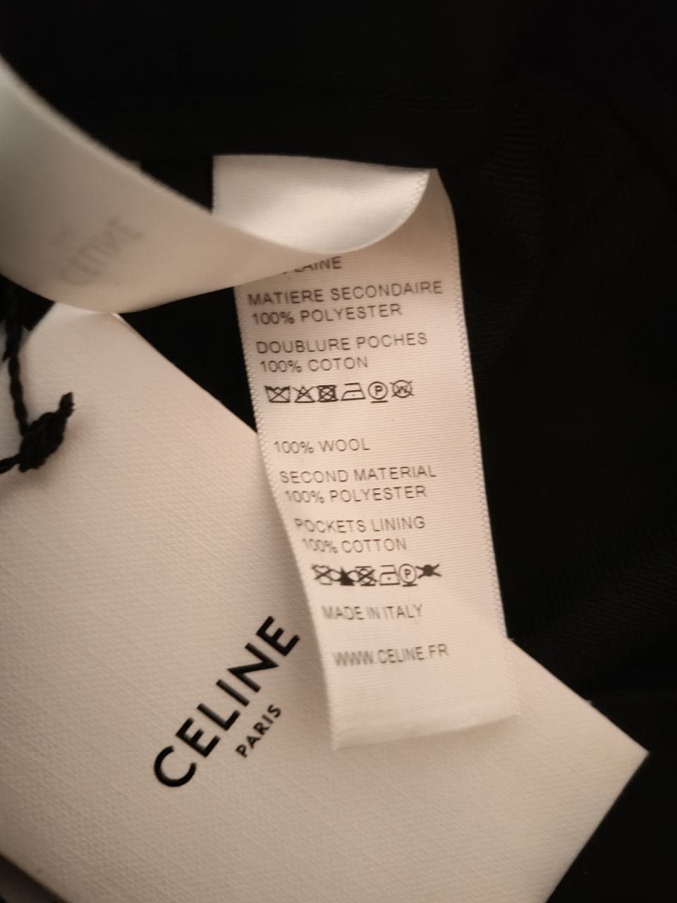 Celine Runway SS19 CELINE Hedi Slimane Zouave Black Suit Trousers Size 26" / US 2 / IT 38 - 7 Thumbnail