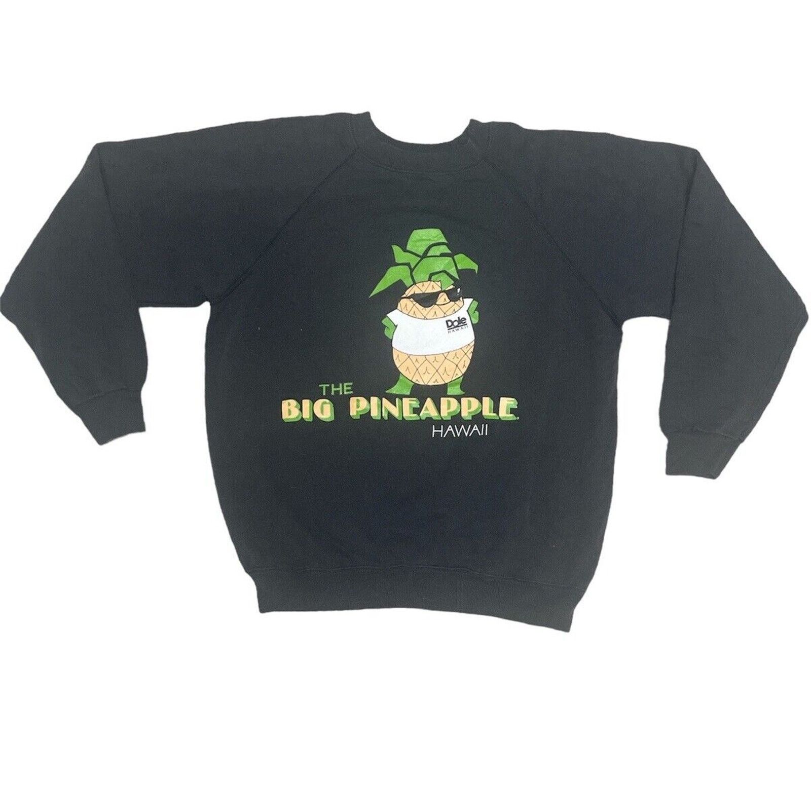 Vintage Vintage 80s Dole Pineapple Hawaii Sz L Sweatshirt USA Size US L / EU 52-54 / 3 - 1 Thumbnail