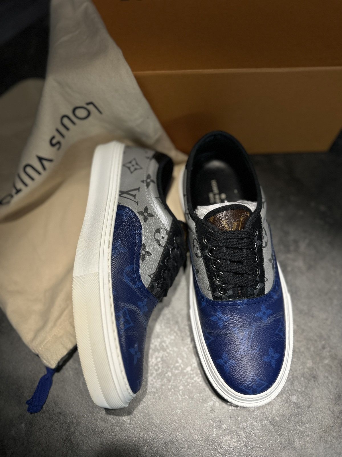 Louis Vuitton Louis Vuitton Monogram Mens Trocadero Sneakers Size US 8.5 / EU 41-42 - 5 Thumbnail